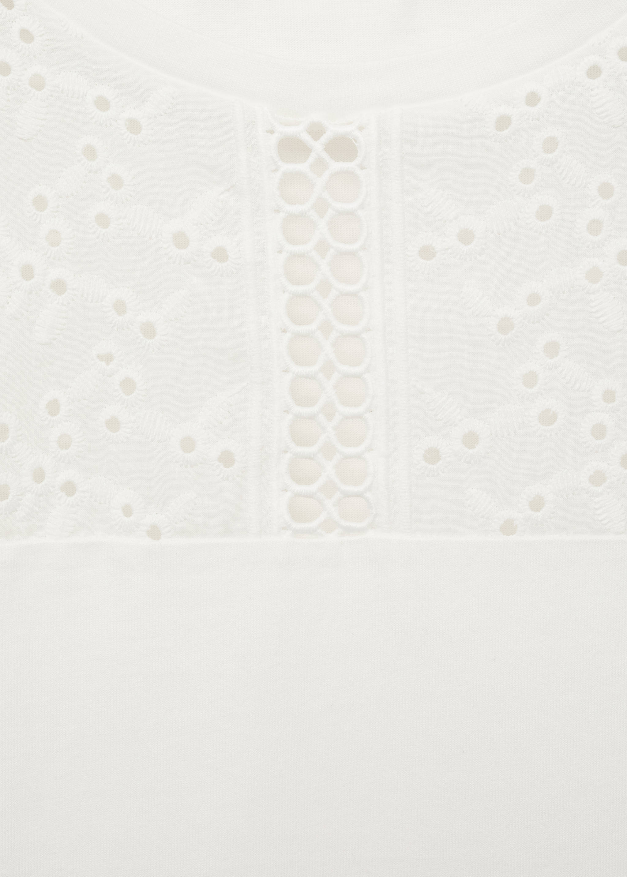 Top algodón escote calado - Detalle del artículo 8