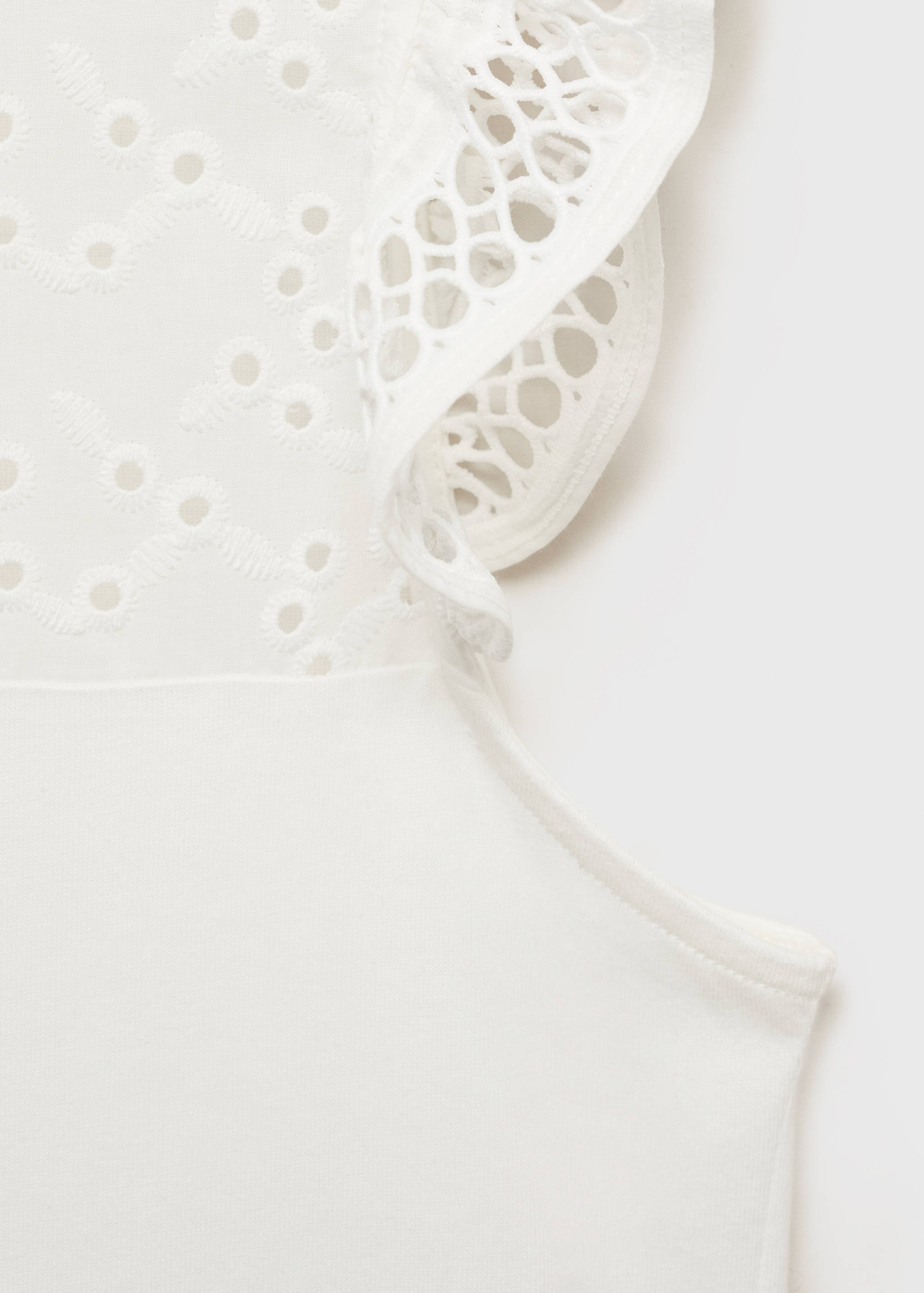 Top algodón escote calado - Detalle del artículo 0