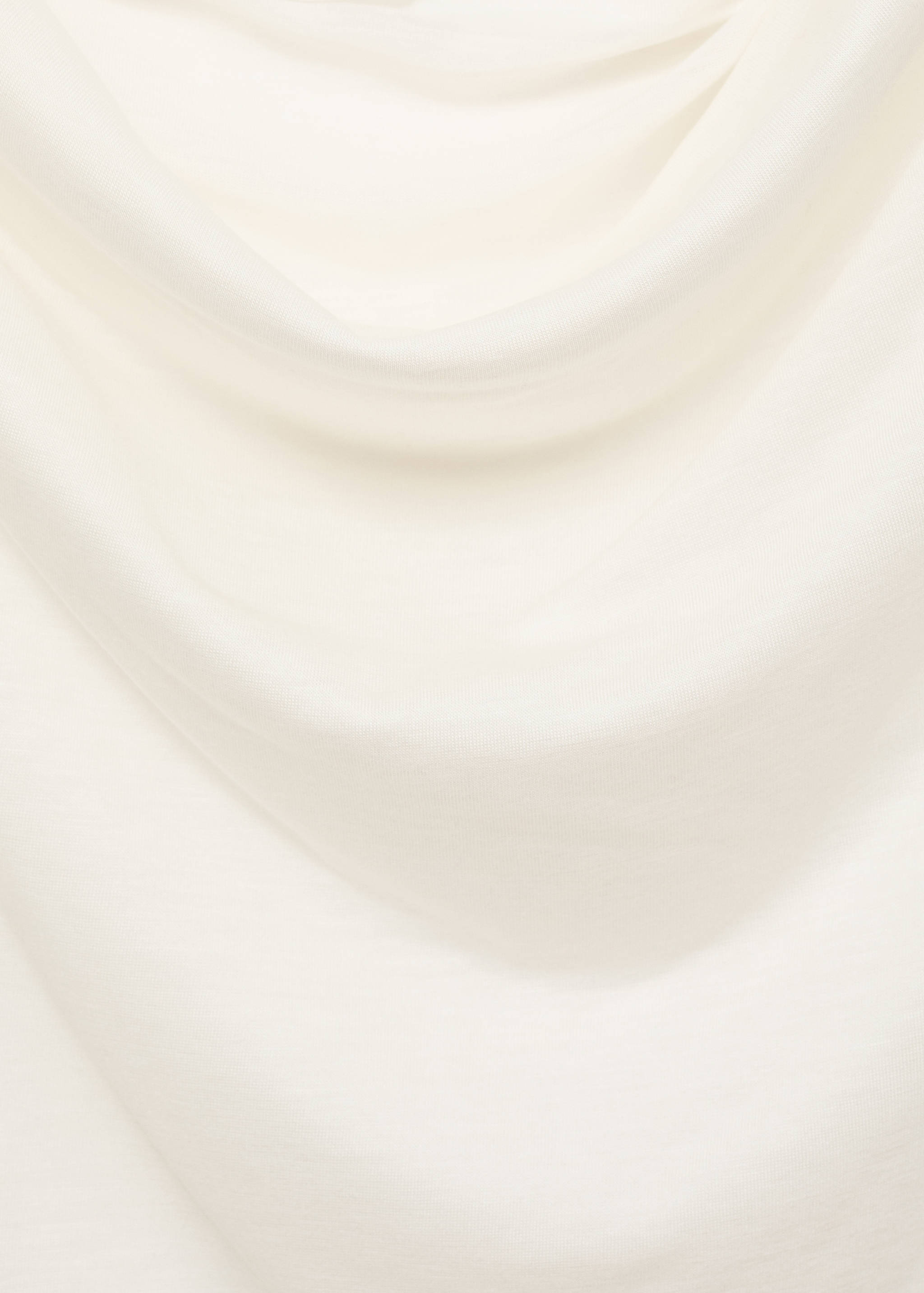 Lyocell top with draped neck - Details of the article 8
