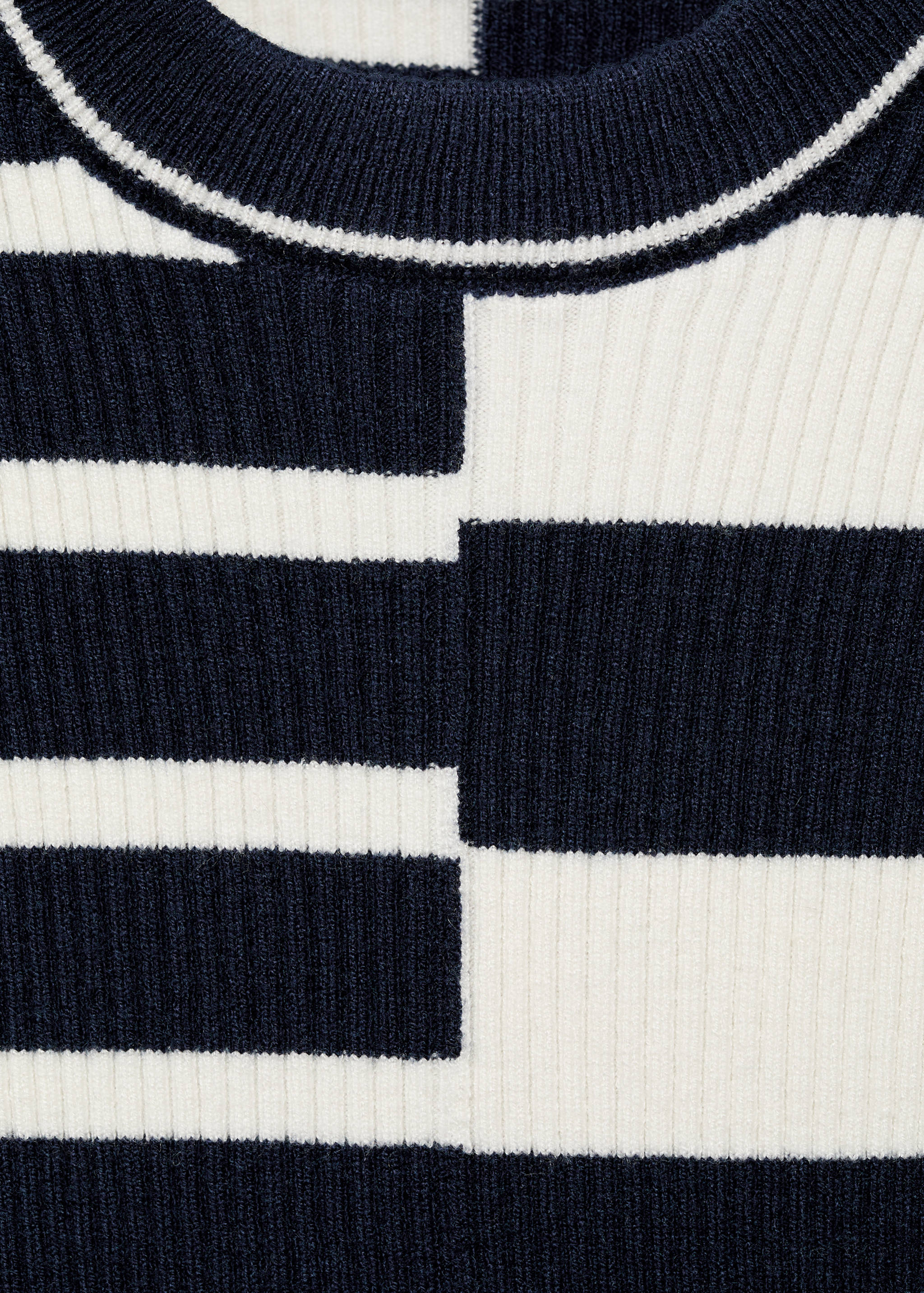 Striped knit top - Details of the article 0