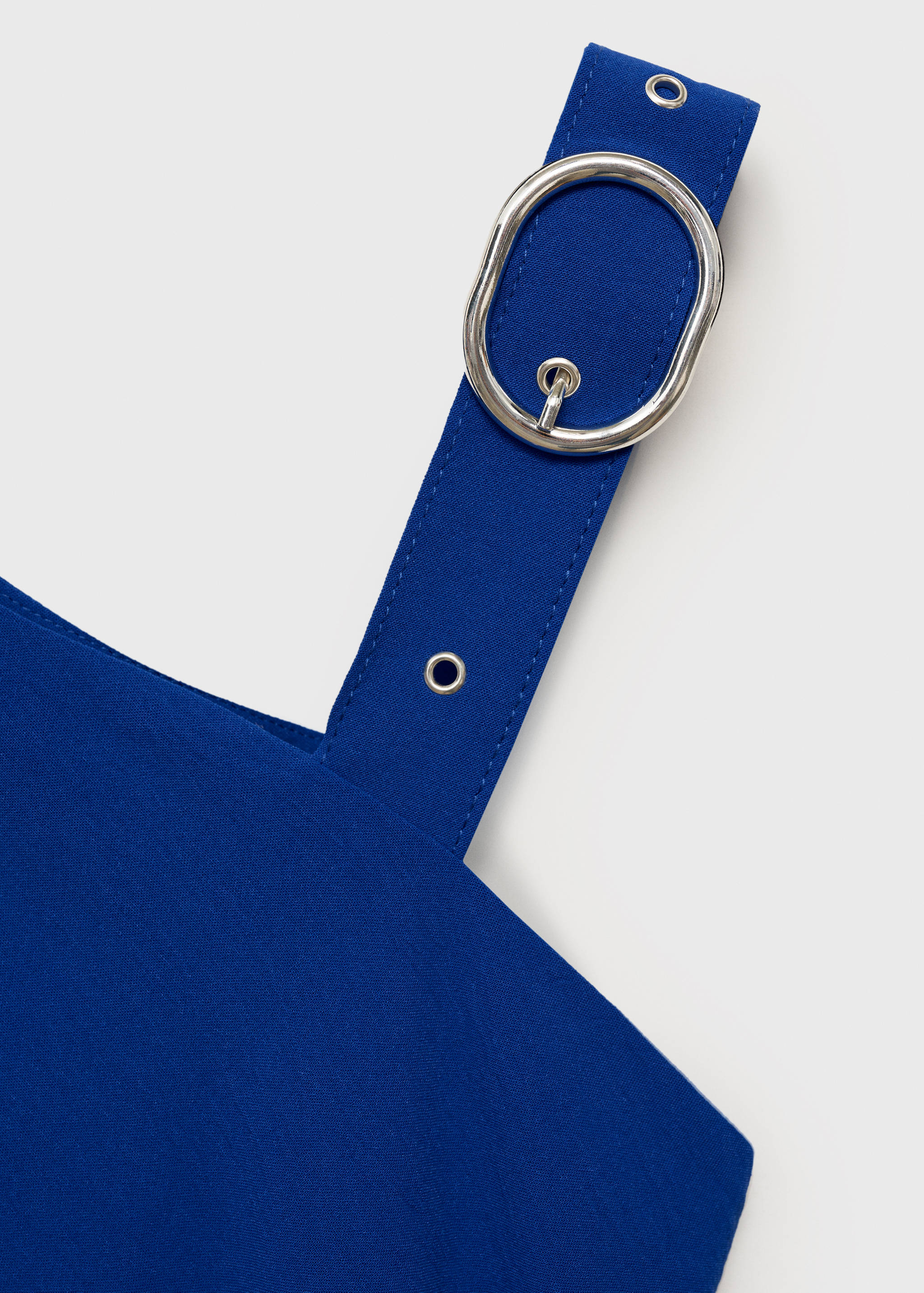 Asymmetrical dress with strap and buckle - Details of the article 8