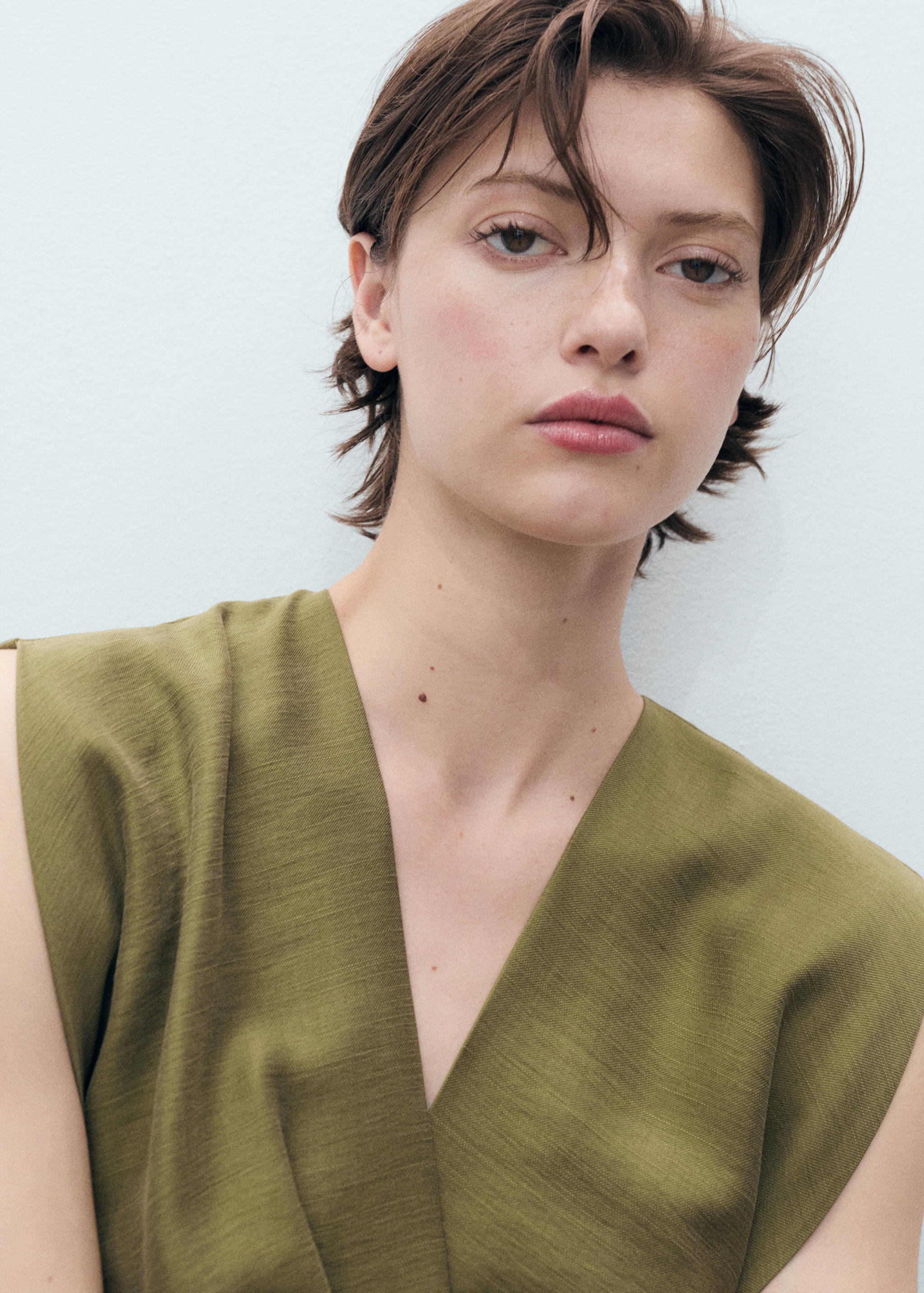 Robe lyocell croisée - Détail de l'article 1