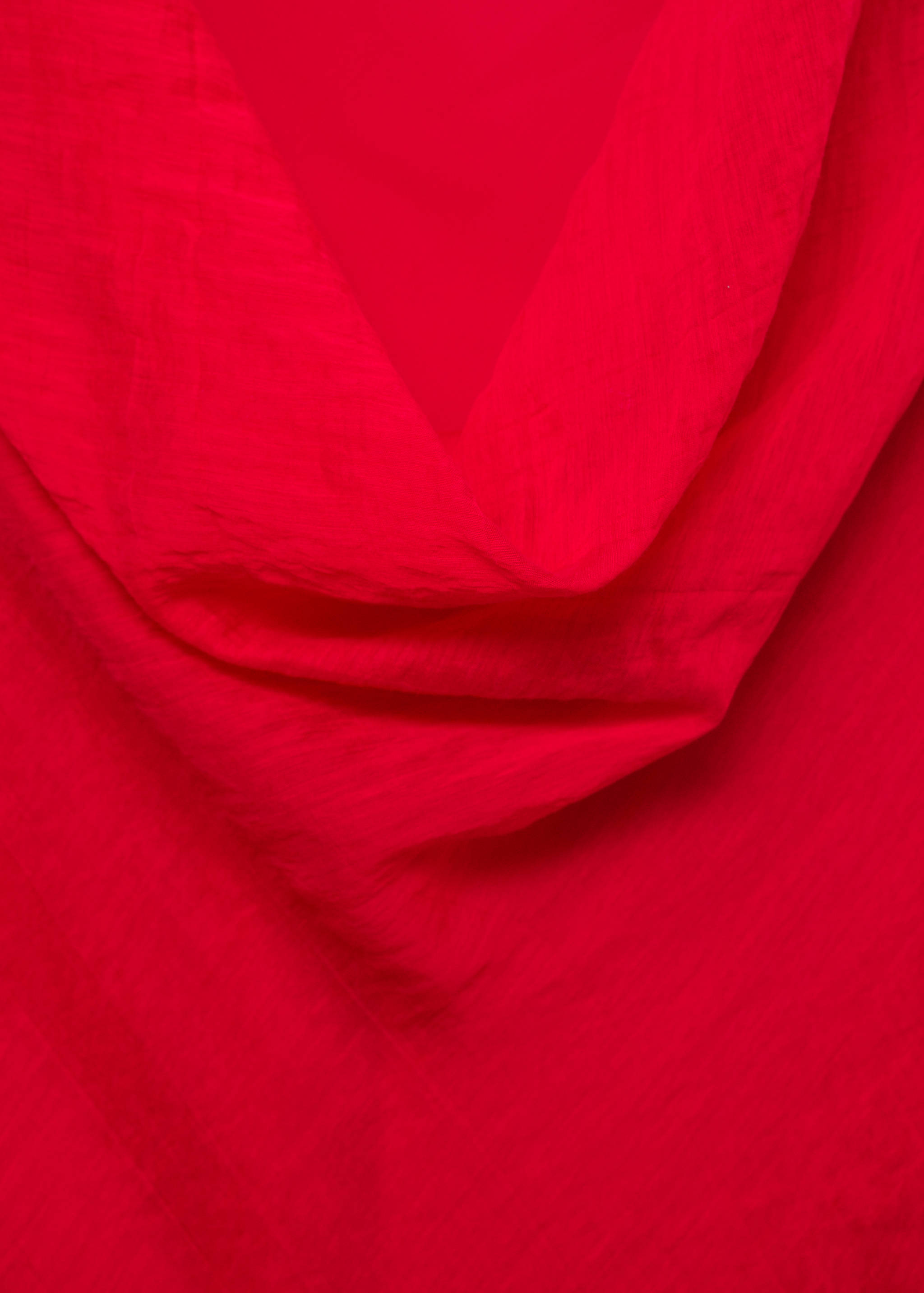 Vestido de liocel com gola drapeada - Pormenor do artigo 8