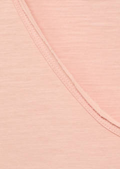 V-neck cotton T-shirt — Strawberry 5