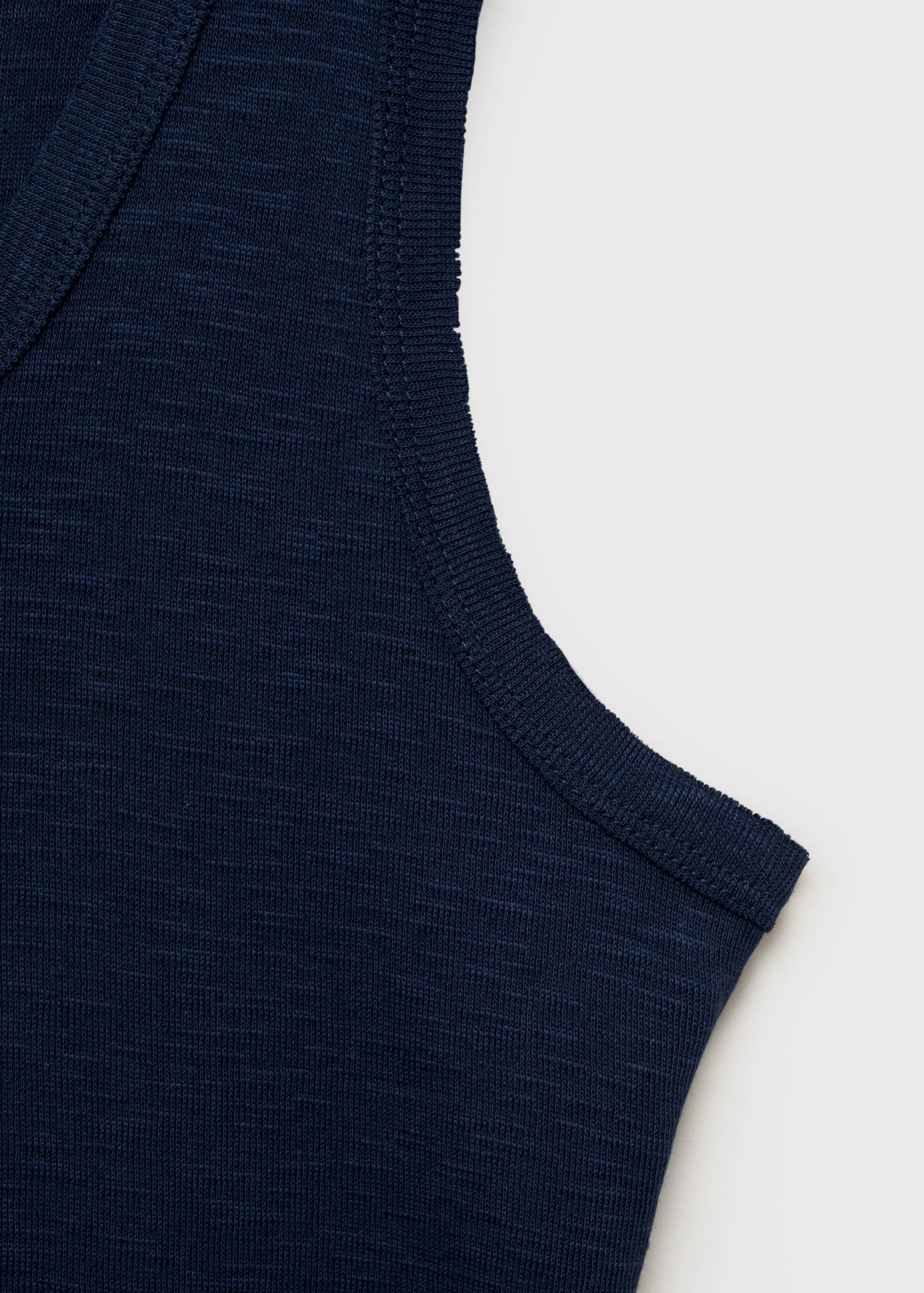 Cotton sleeveless t-shirt - Details of the article 0