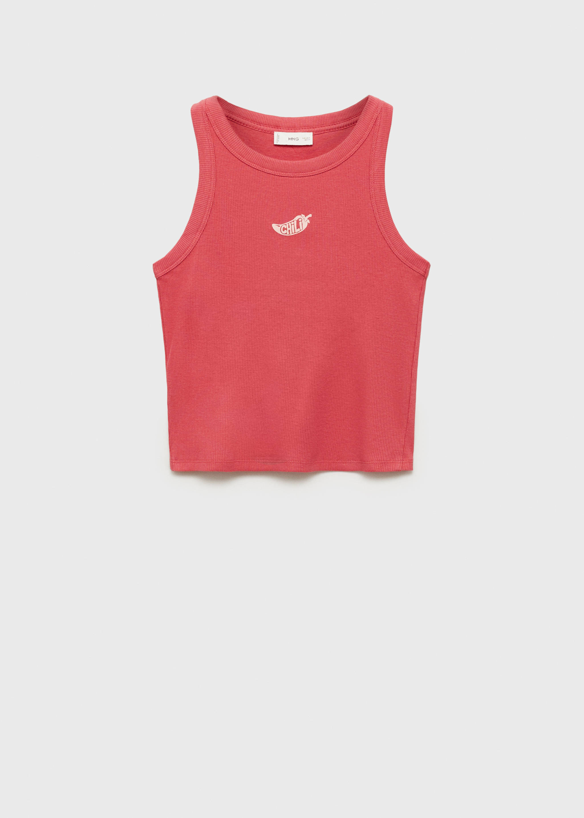 Printed crop top - Article without model