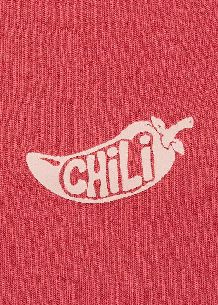 Printed crop top — Strawberry