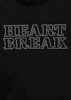 Studs message t-shirt — Charcoal 5