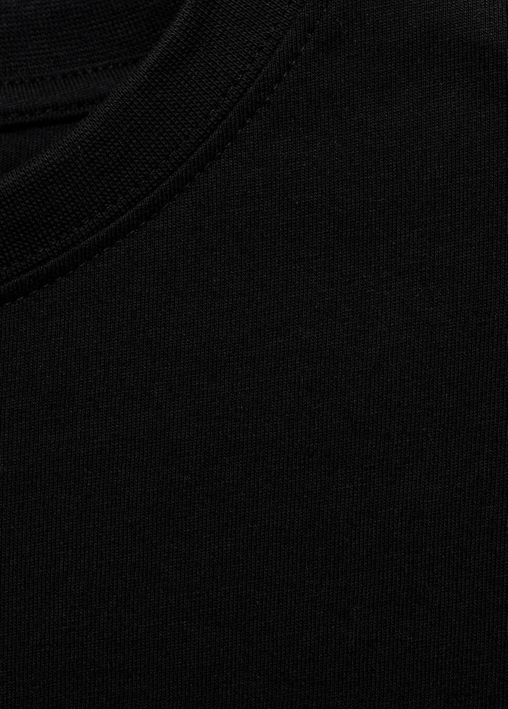 Studs message t-shirt — Charcoal