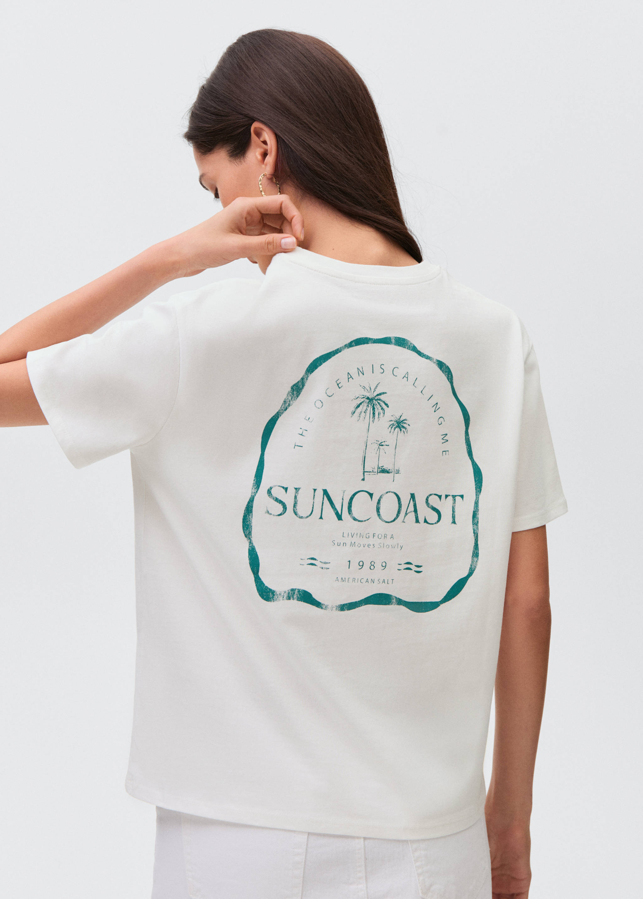 Camiseta estampada manga corta - Reverso del artículo