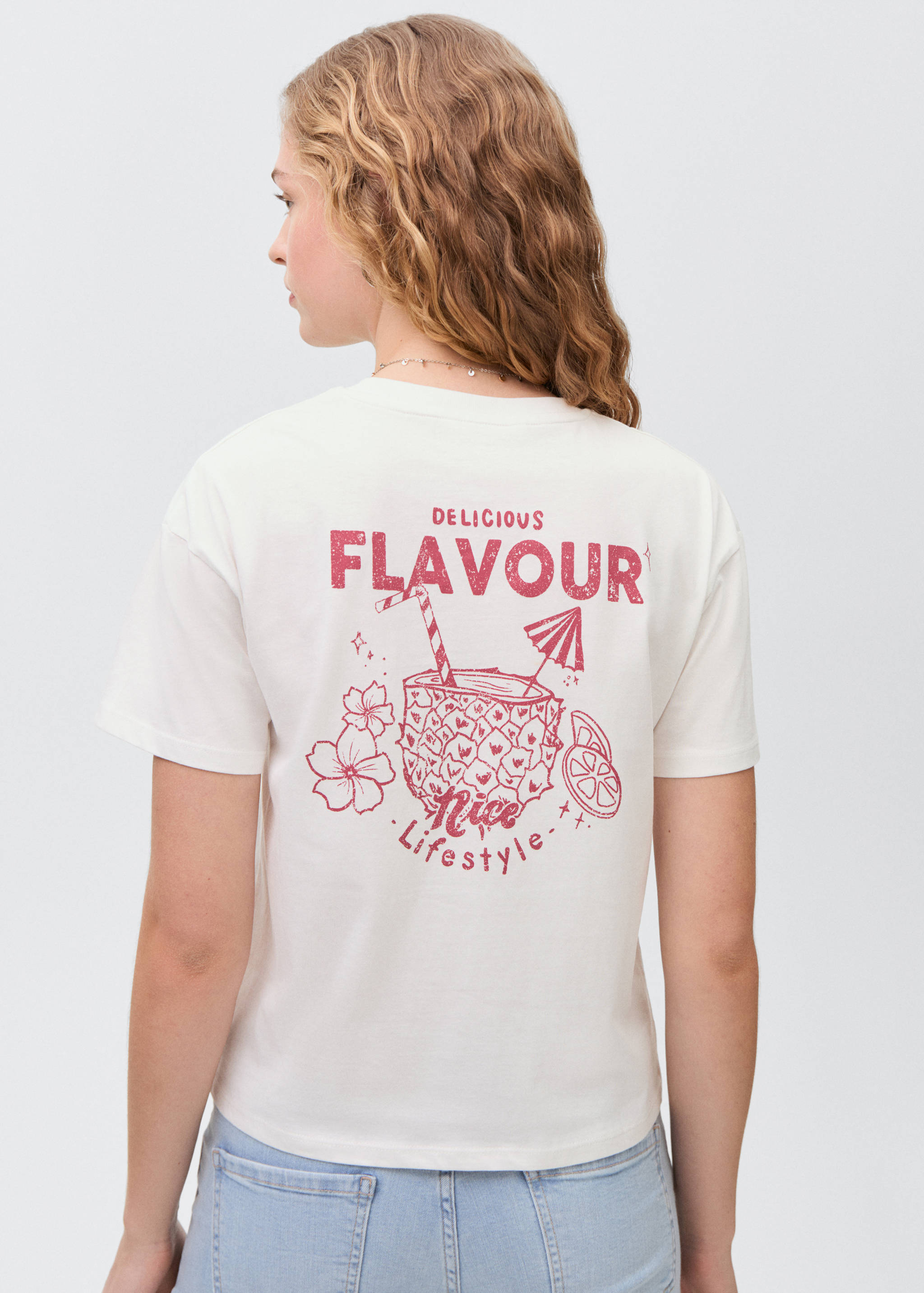 Camiseta estampada manga corta - Reverso del artículo