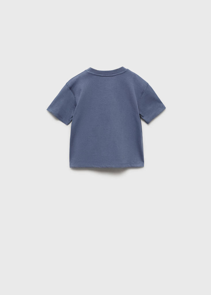 Short-sleeved printed t-shirt — Blue