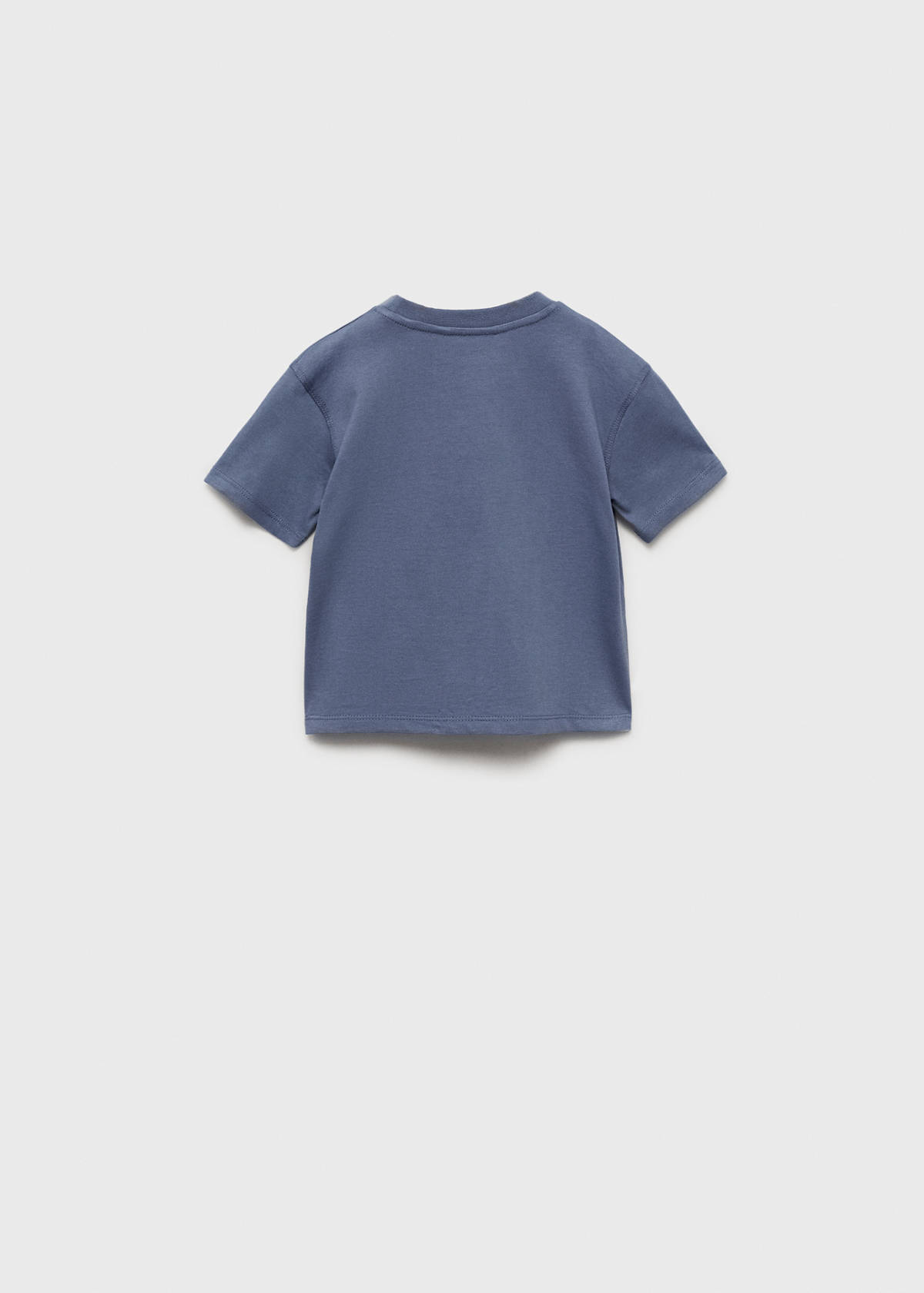 Short-sleeved printed t-shirt — Blue