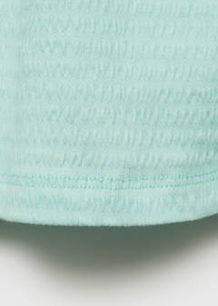 Ruffled strap t-shirt — Aqua Green 6