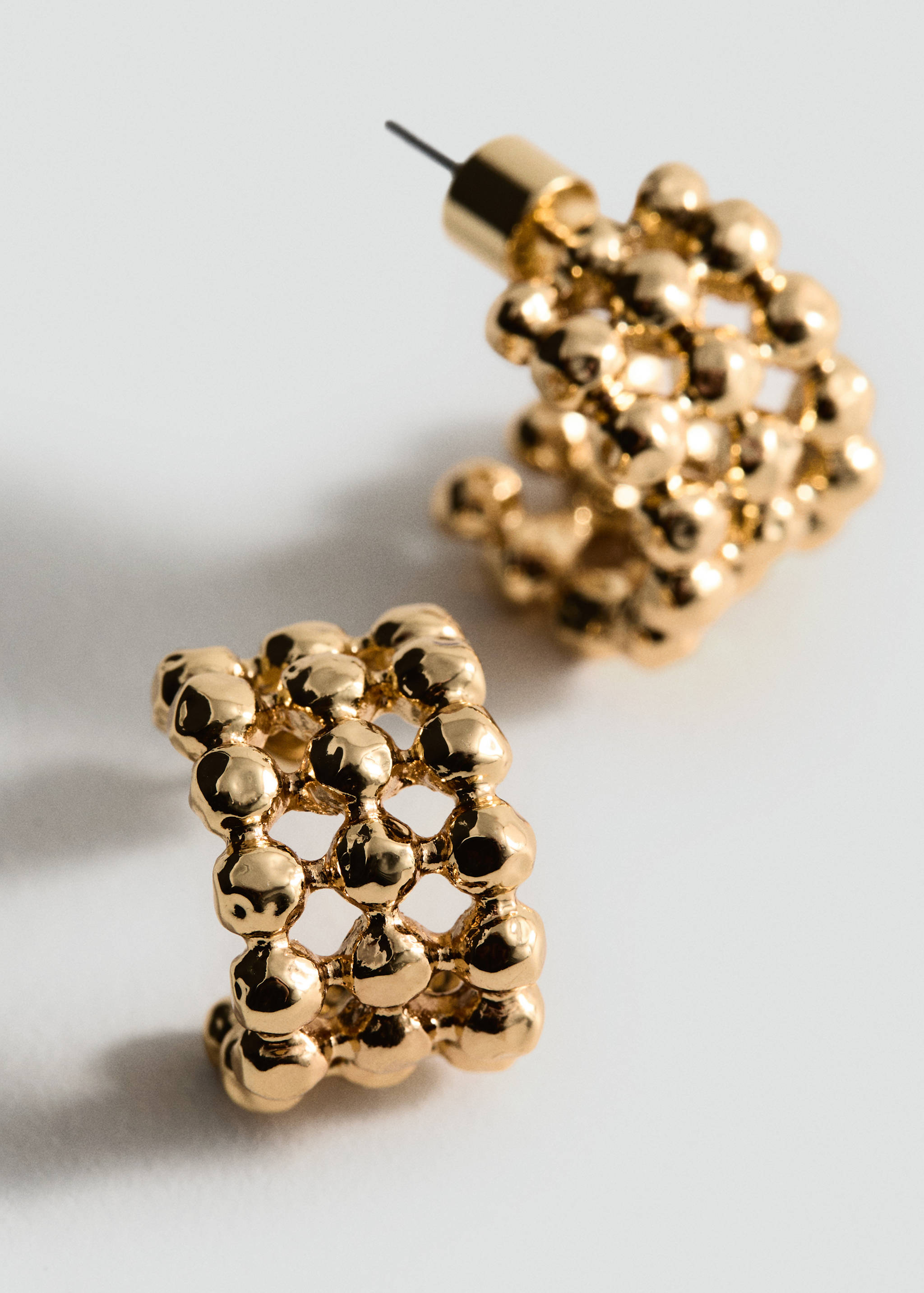 Oorringen met bolletjes - Middenvlak