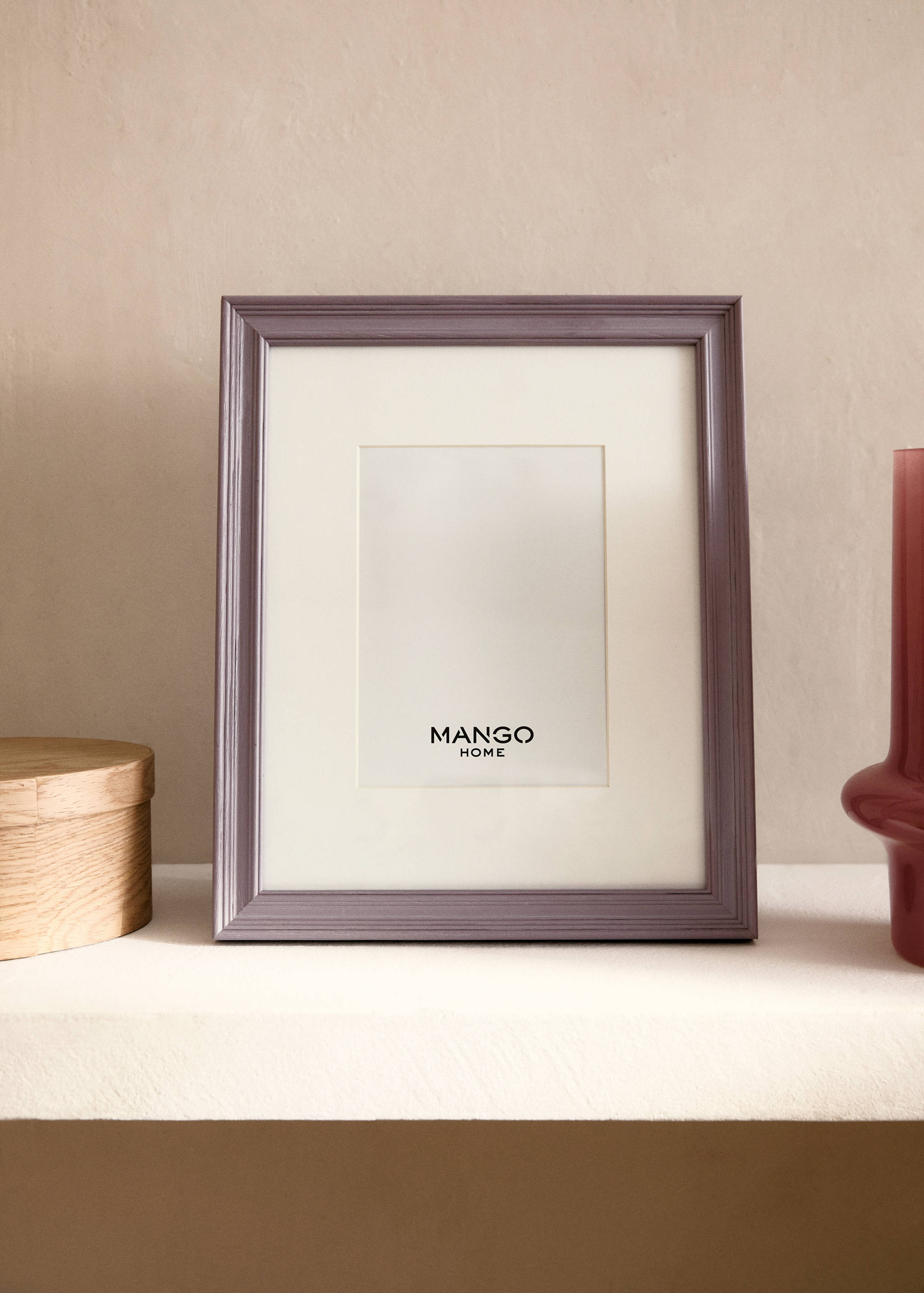 Large wooden passe-partout frame - General plane