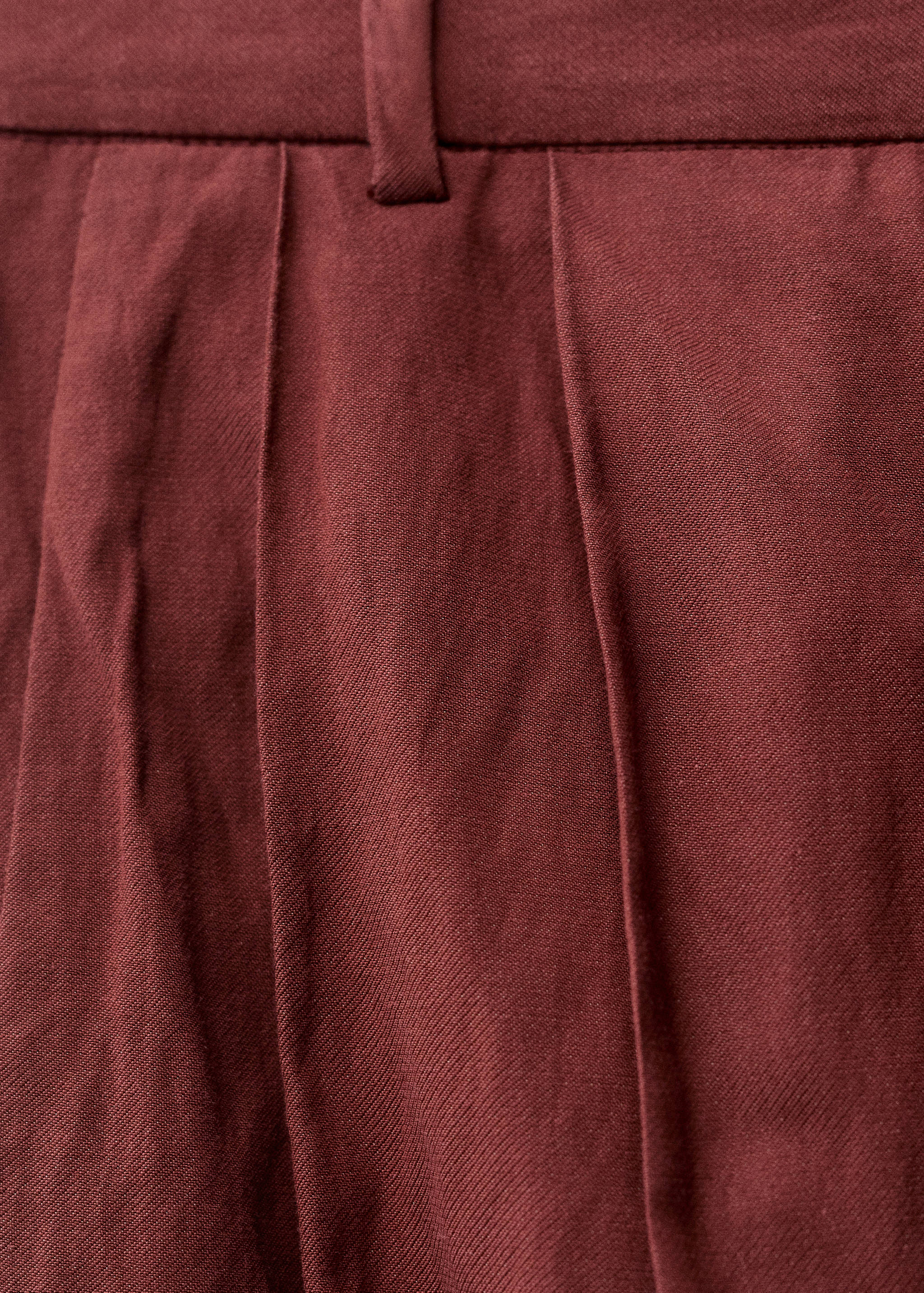 Wide leg suit trousers with a creased effect - Details of the article 8