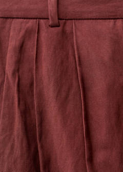 Wide leg suit trousers with a creased effect — Wine 16