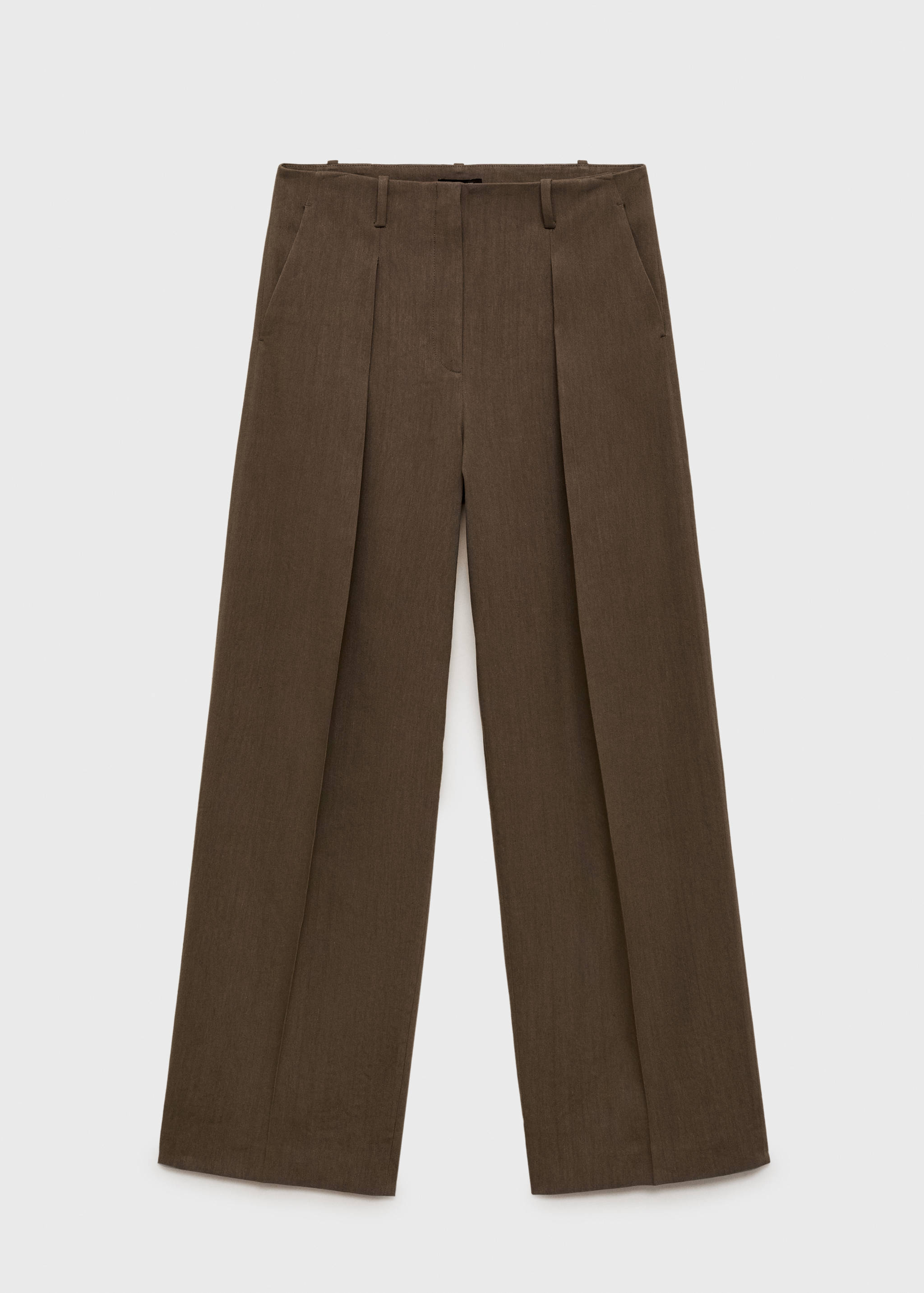 Seamless linen suit trousers - Article without model
