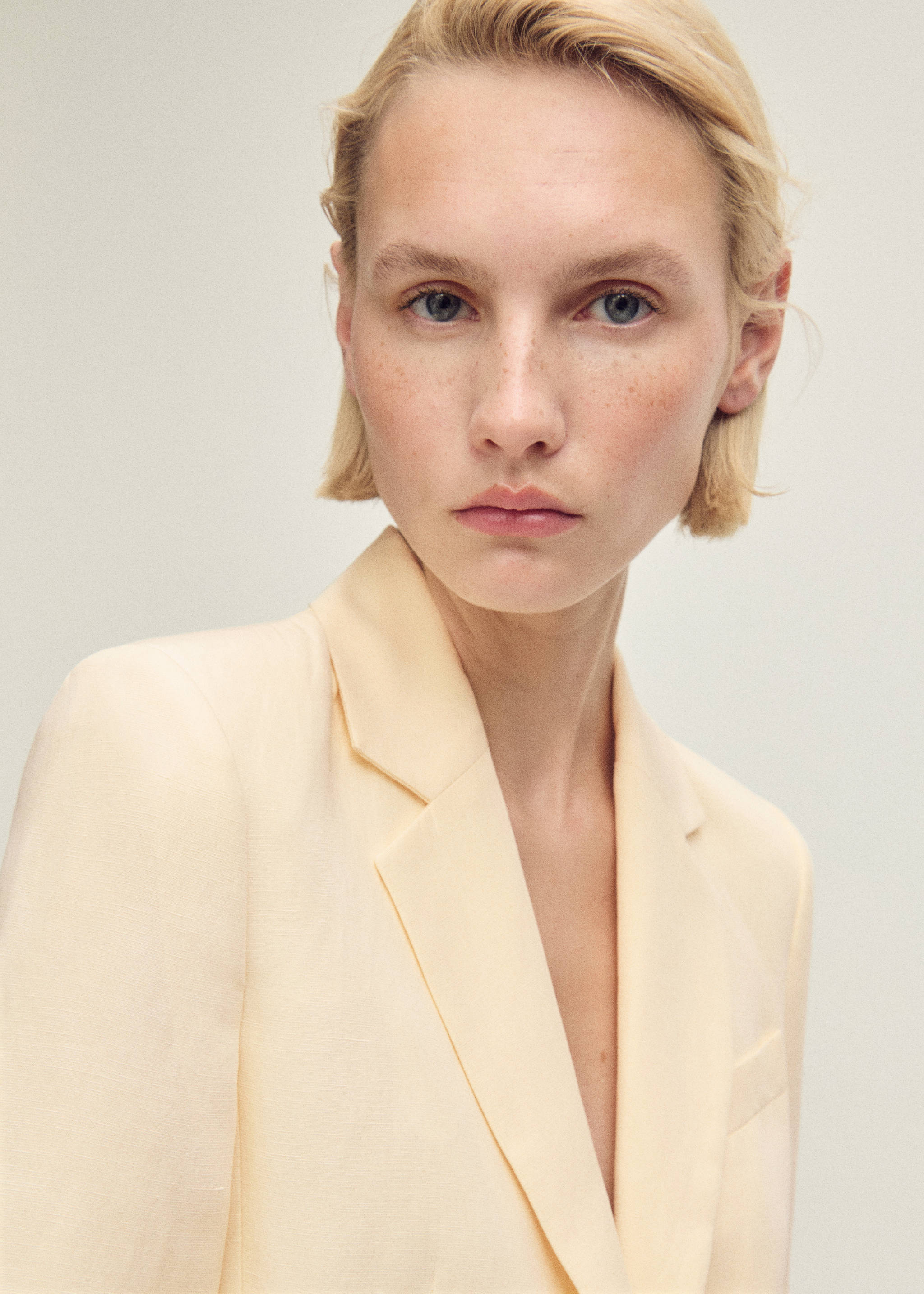 Blazer costume lin mélangé - Détail de l'article 1