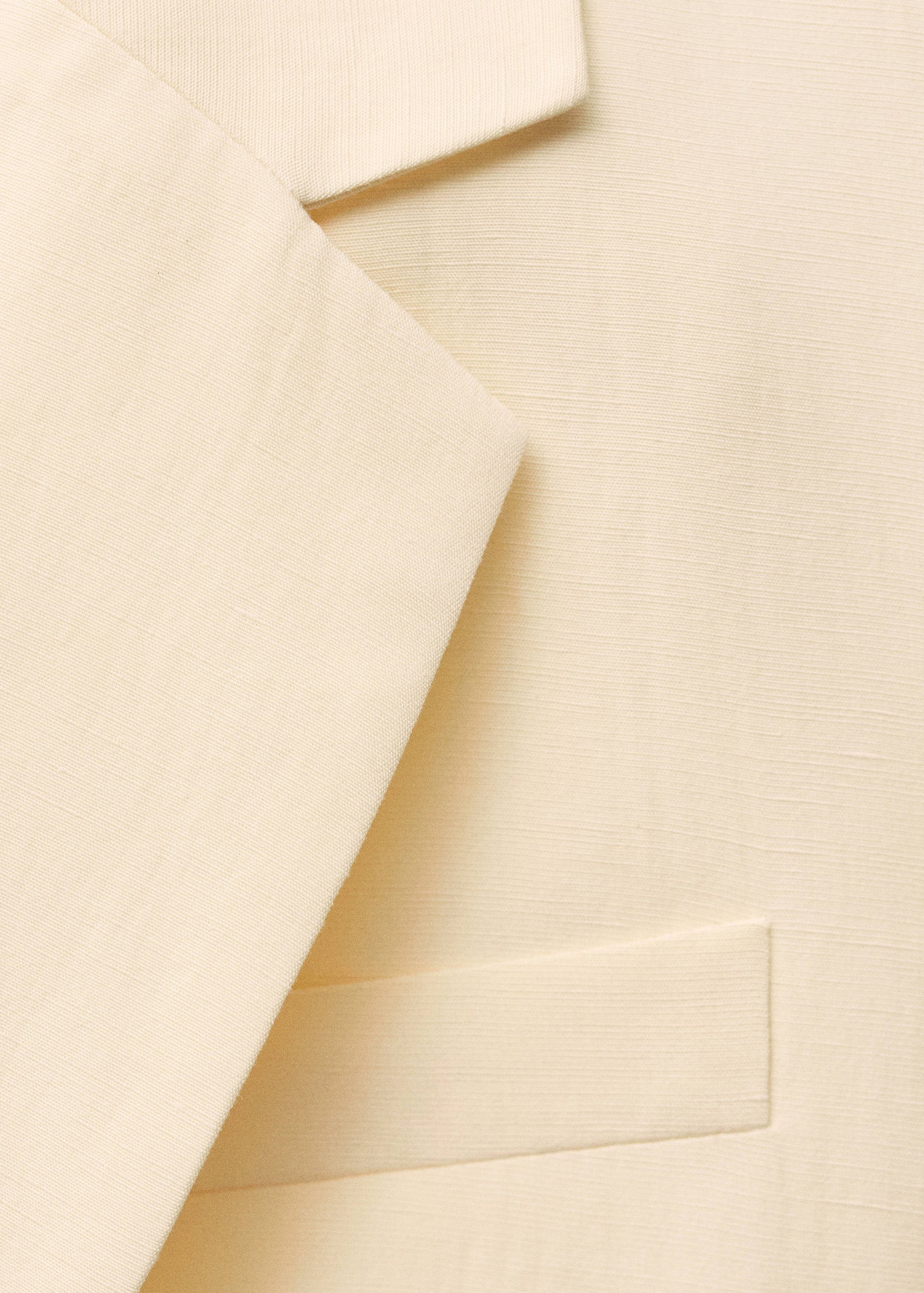 Blazer costume lin mélangé - Détail de l'article 0