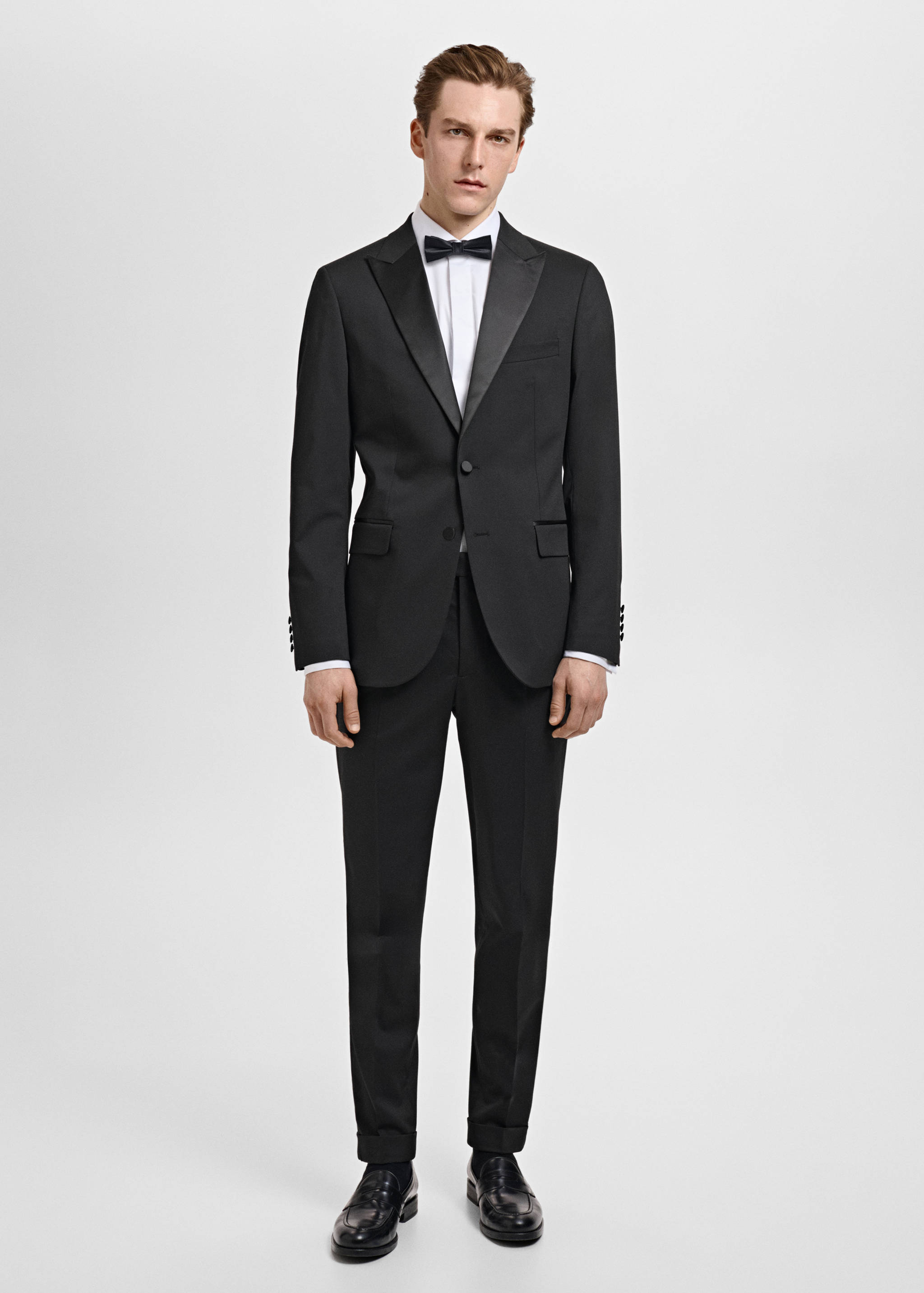Straight-fit suit trousers - General plane