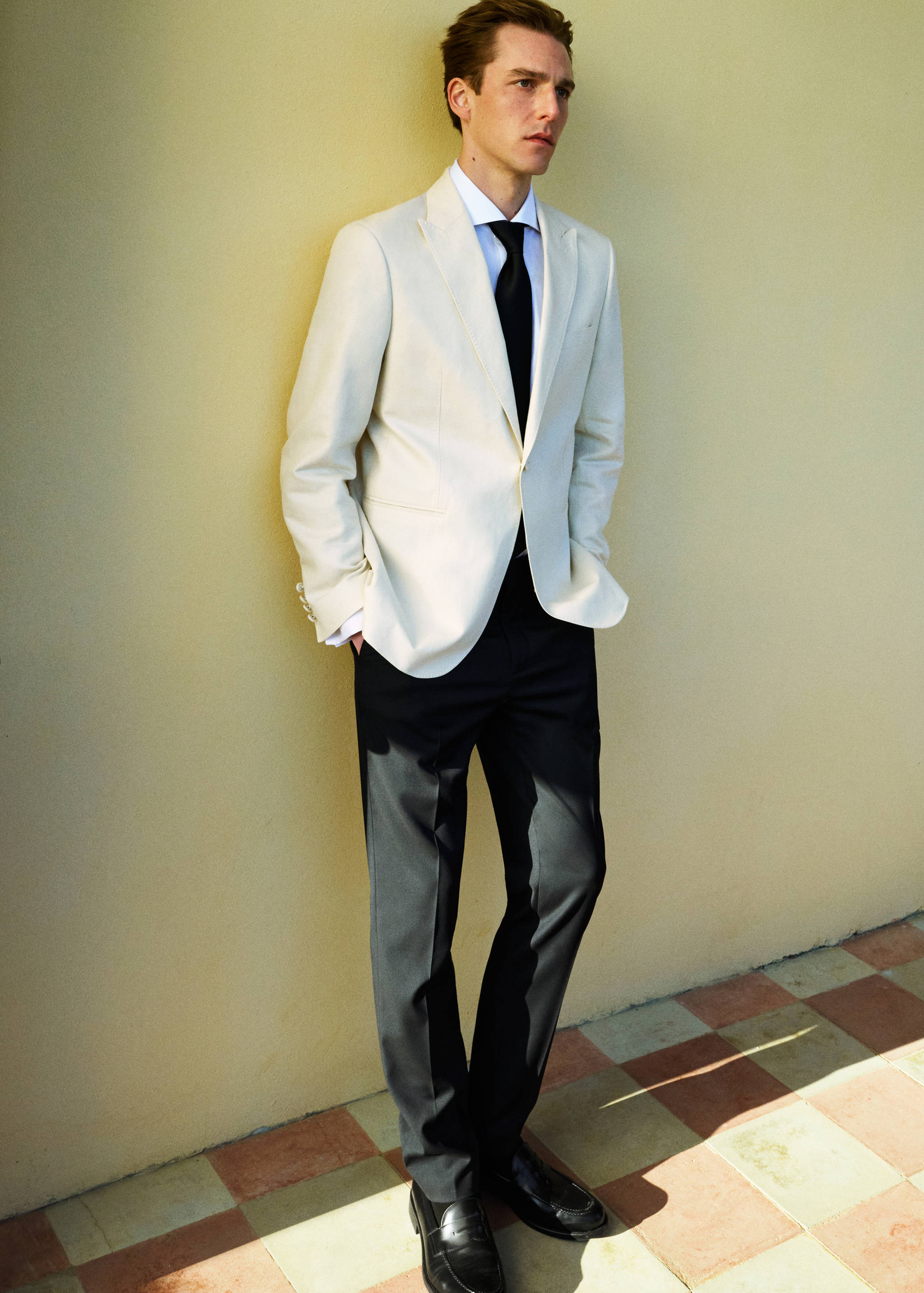 Straight-fit suit trousers - Details of the article 5