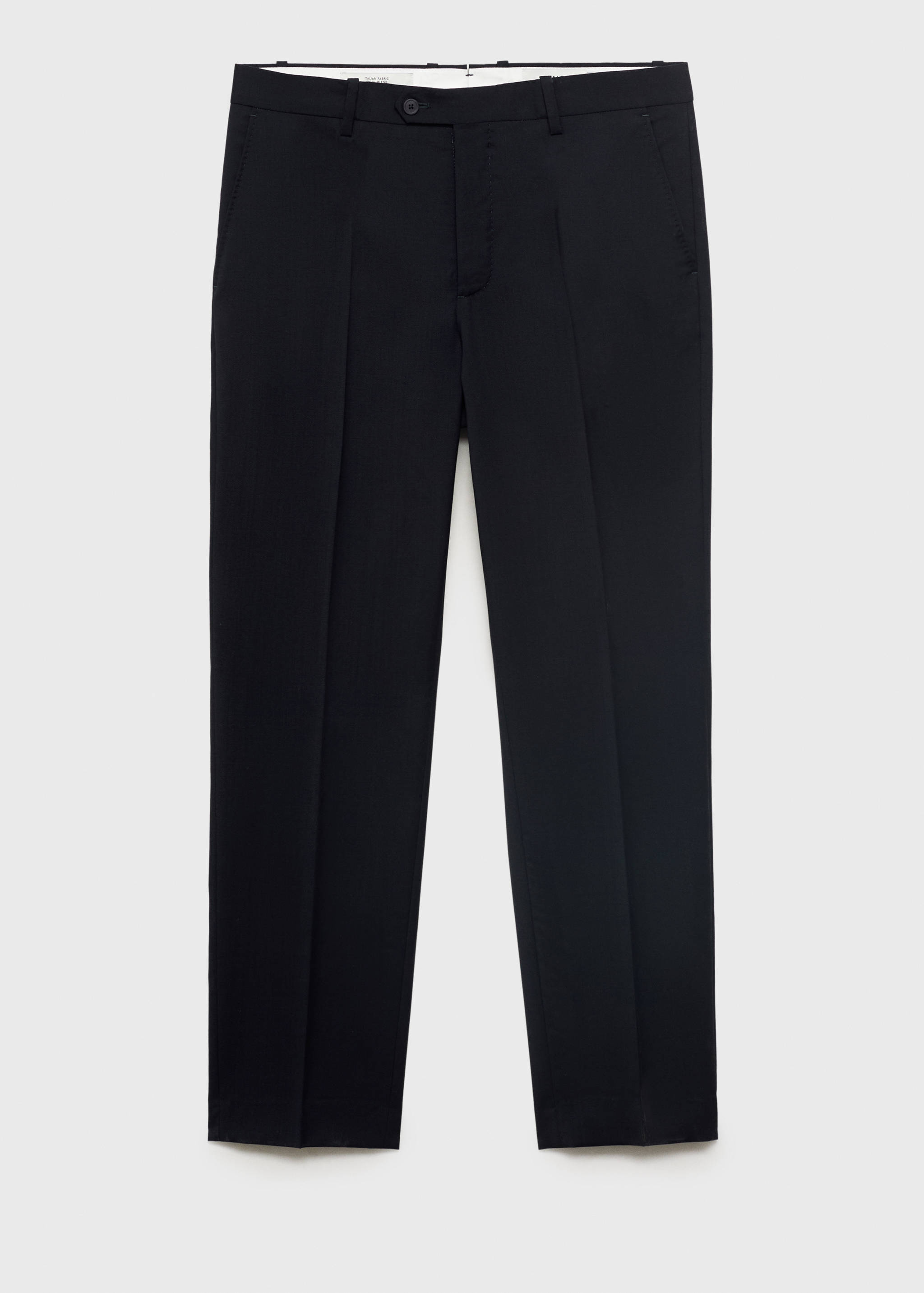 Slim-fit pantalon van koele wol - Artikel zonder model