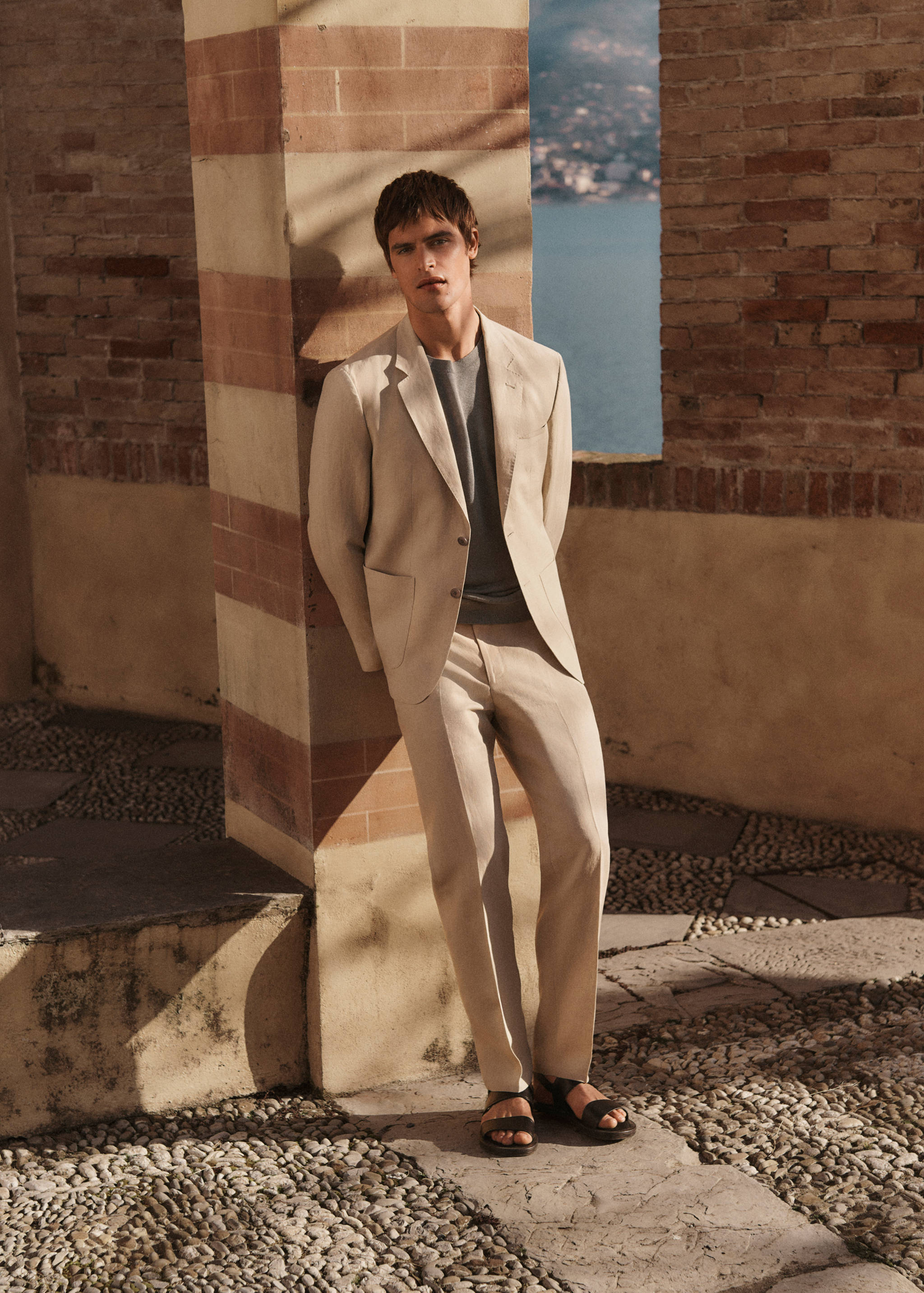 Pantalon 100 % lin slim fit - Détail de l'article 5