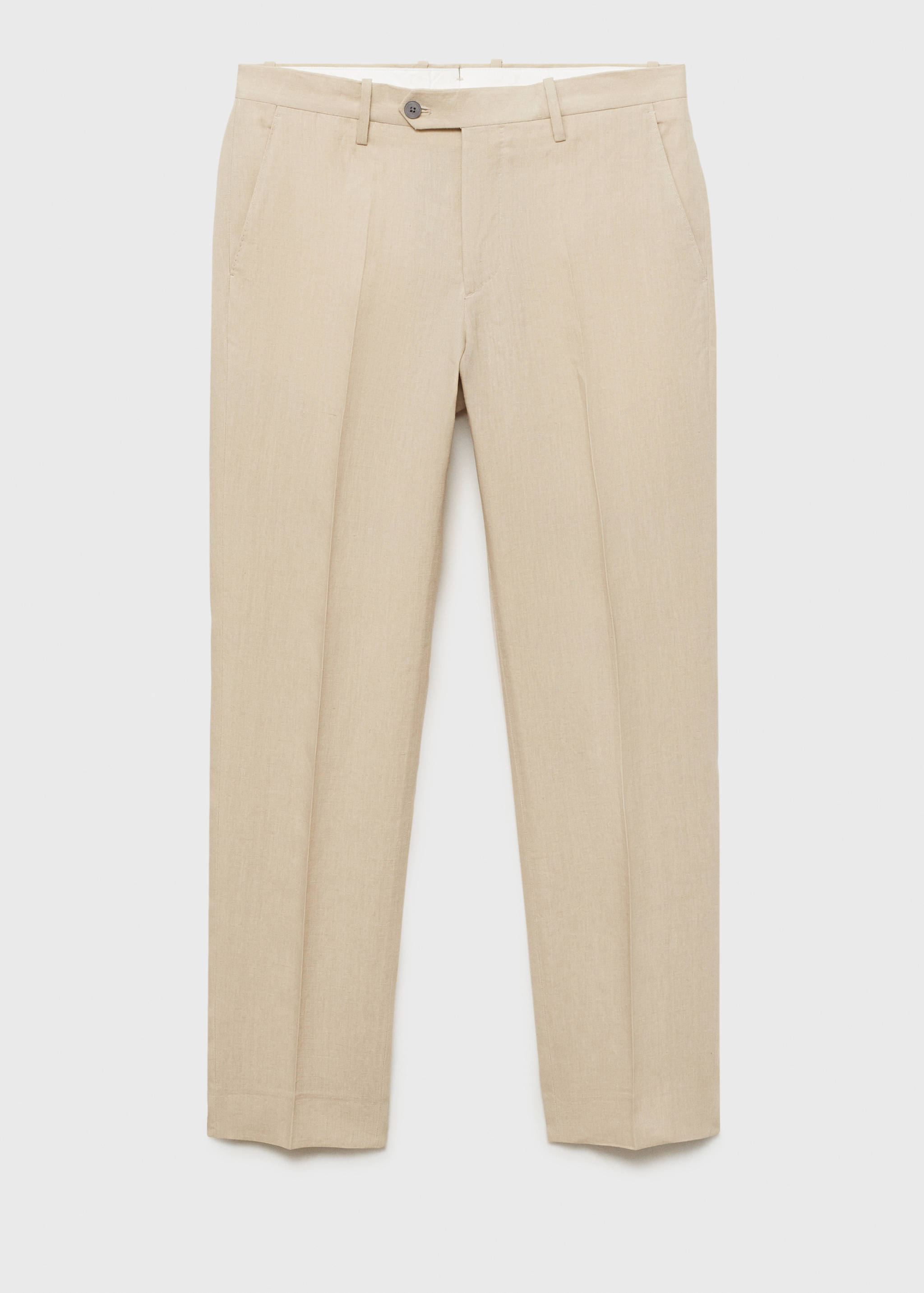 Slim fit %100 keten pantolon - Modelsiz ürün