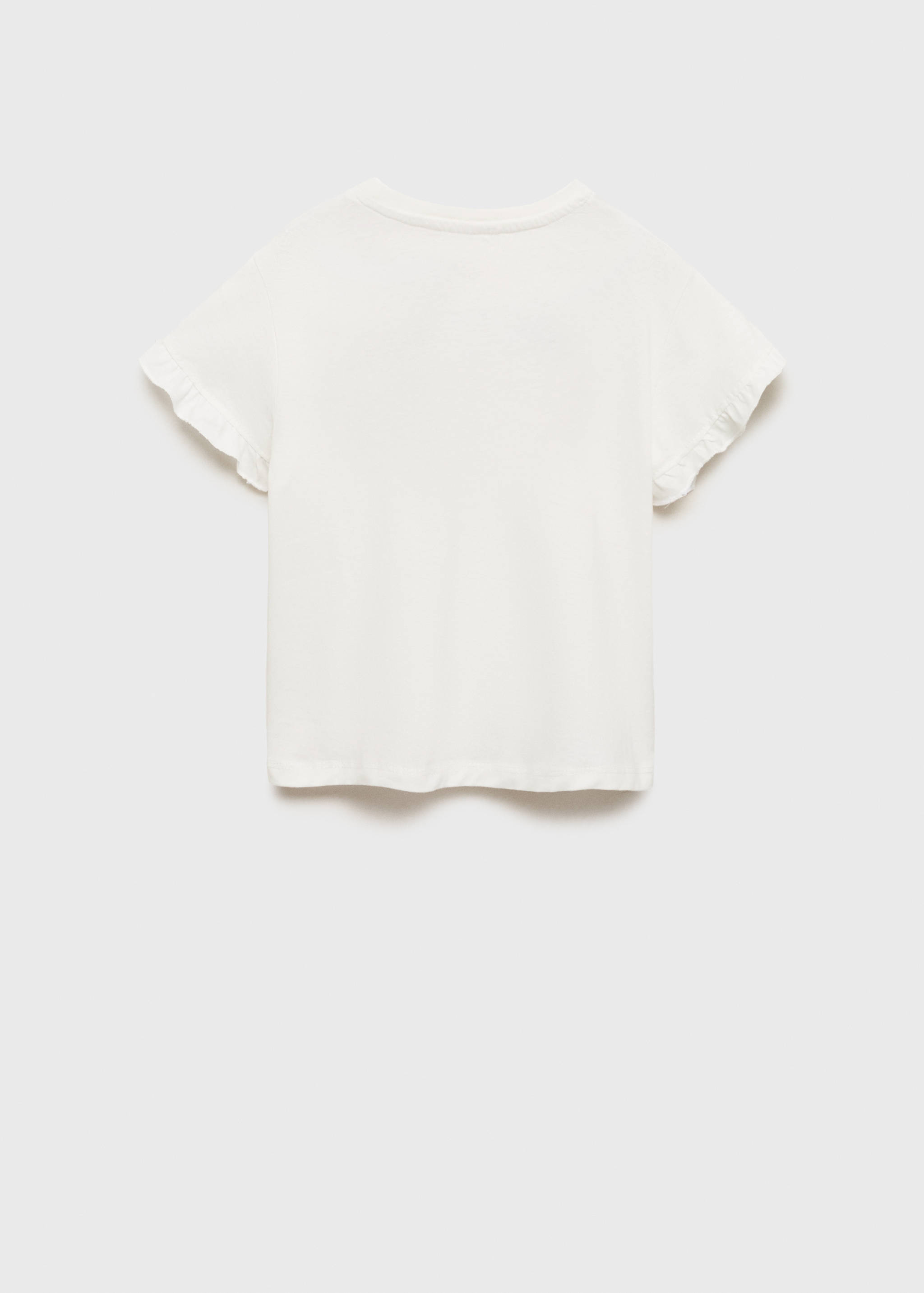 Ruffles embroidered  t-shirt - الجهة الخلفية للمنتج