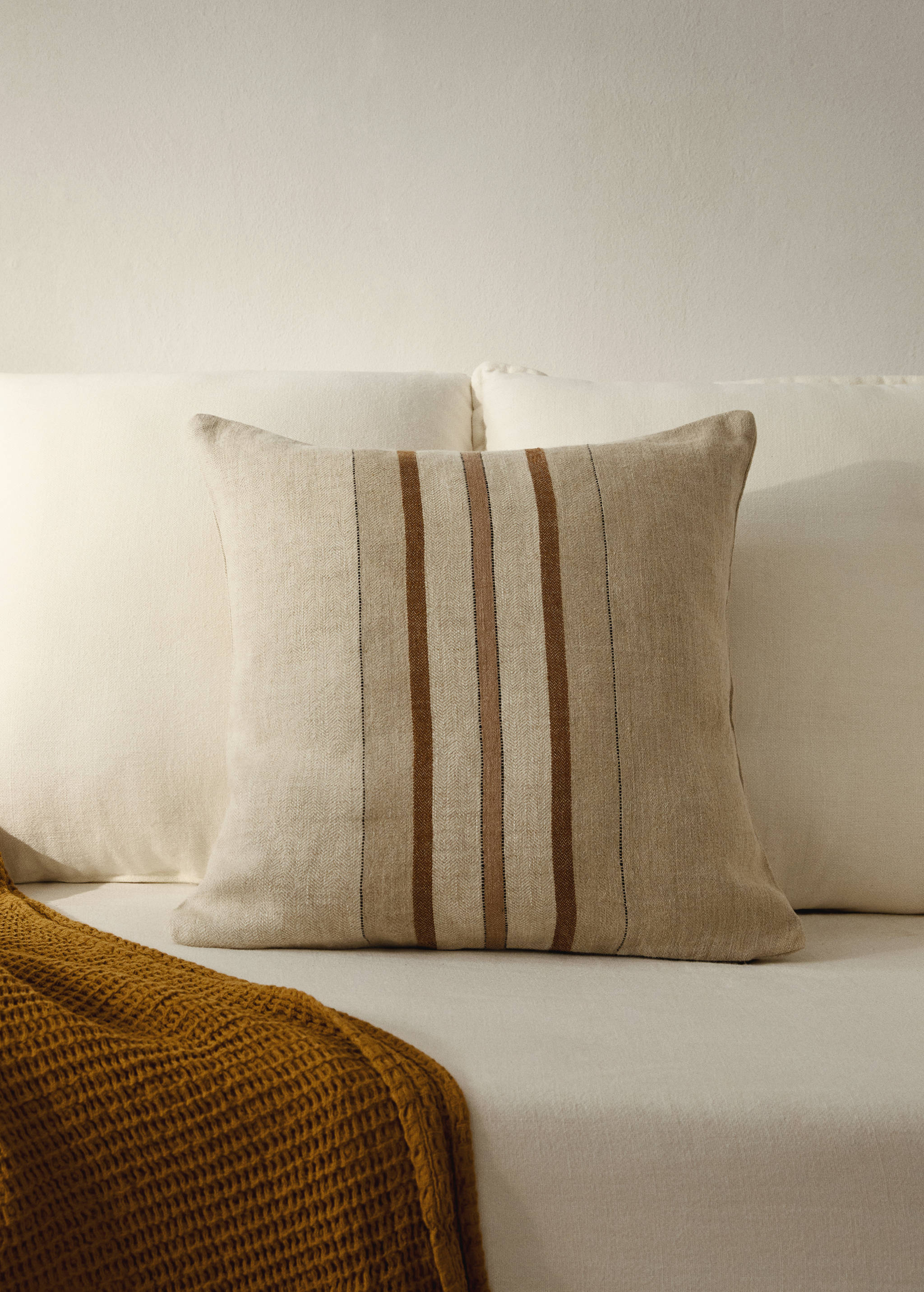 Funda cojín lino  50x50 cm - Plano general