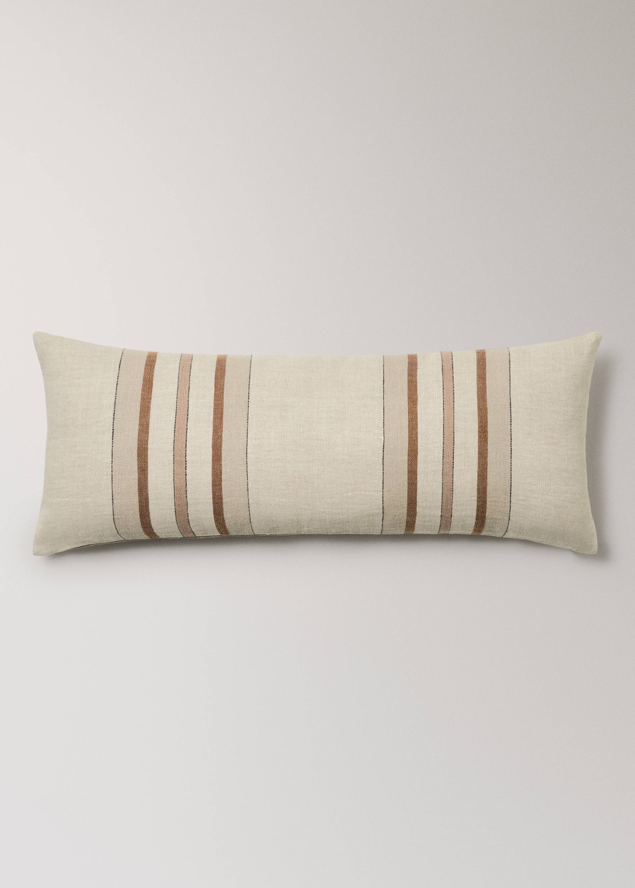 Funda cojín lino rayas tejidas 35x90 cm - Artículo sin modelo