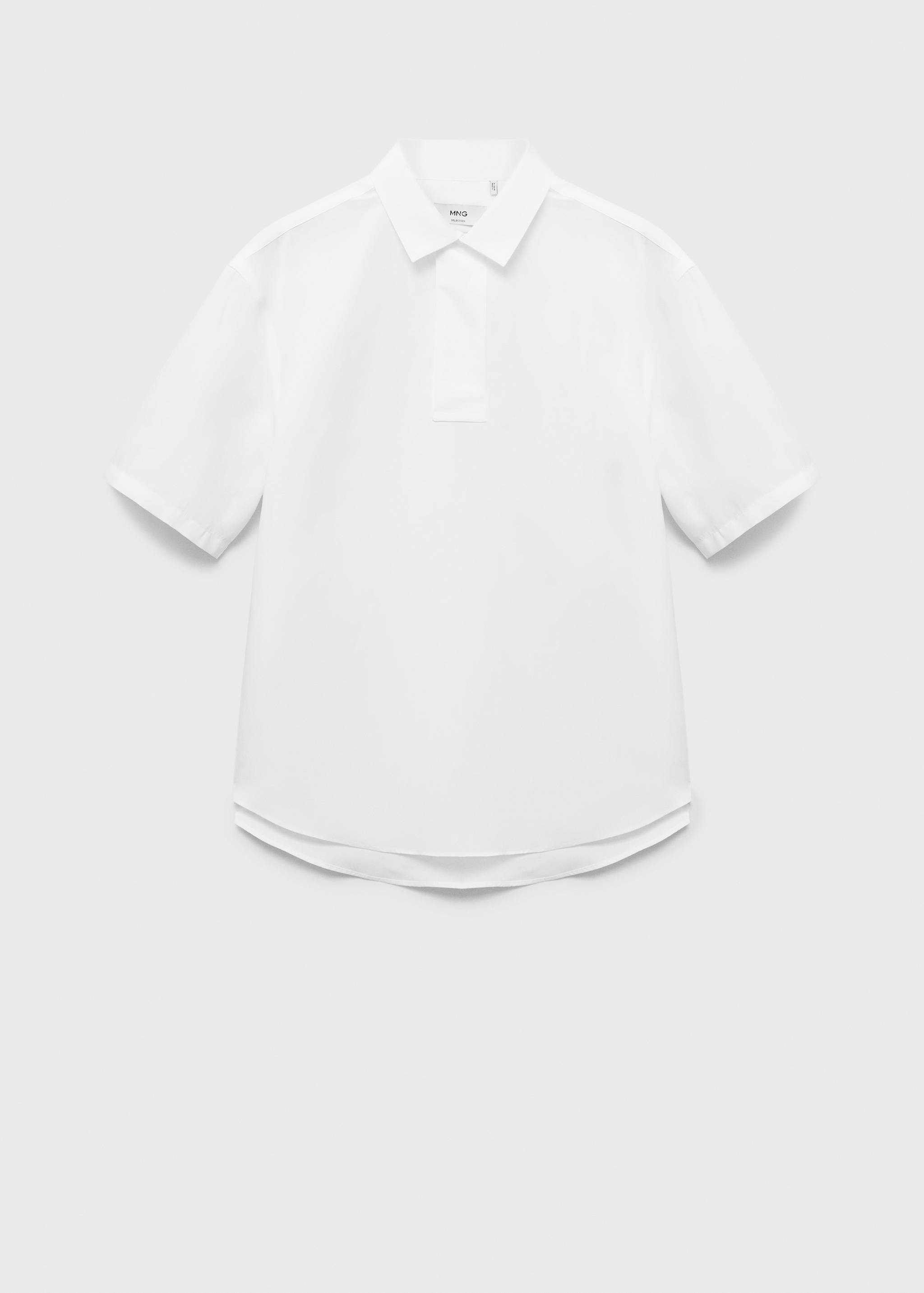 Chemise polo en lyocell et lin regular-fit - Article sans modèle