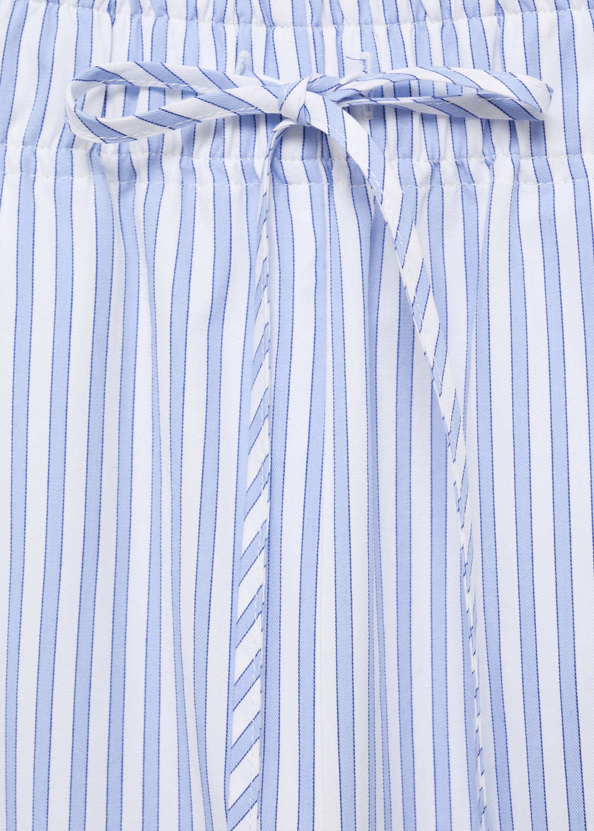 Pantalon en popeline rayée avec poches - Détail de l'article 8