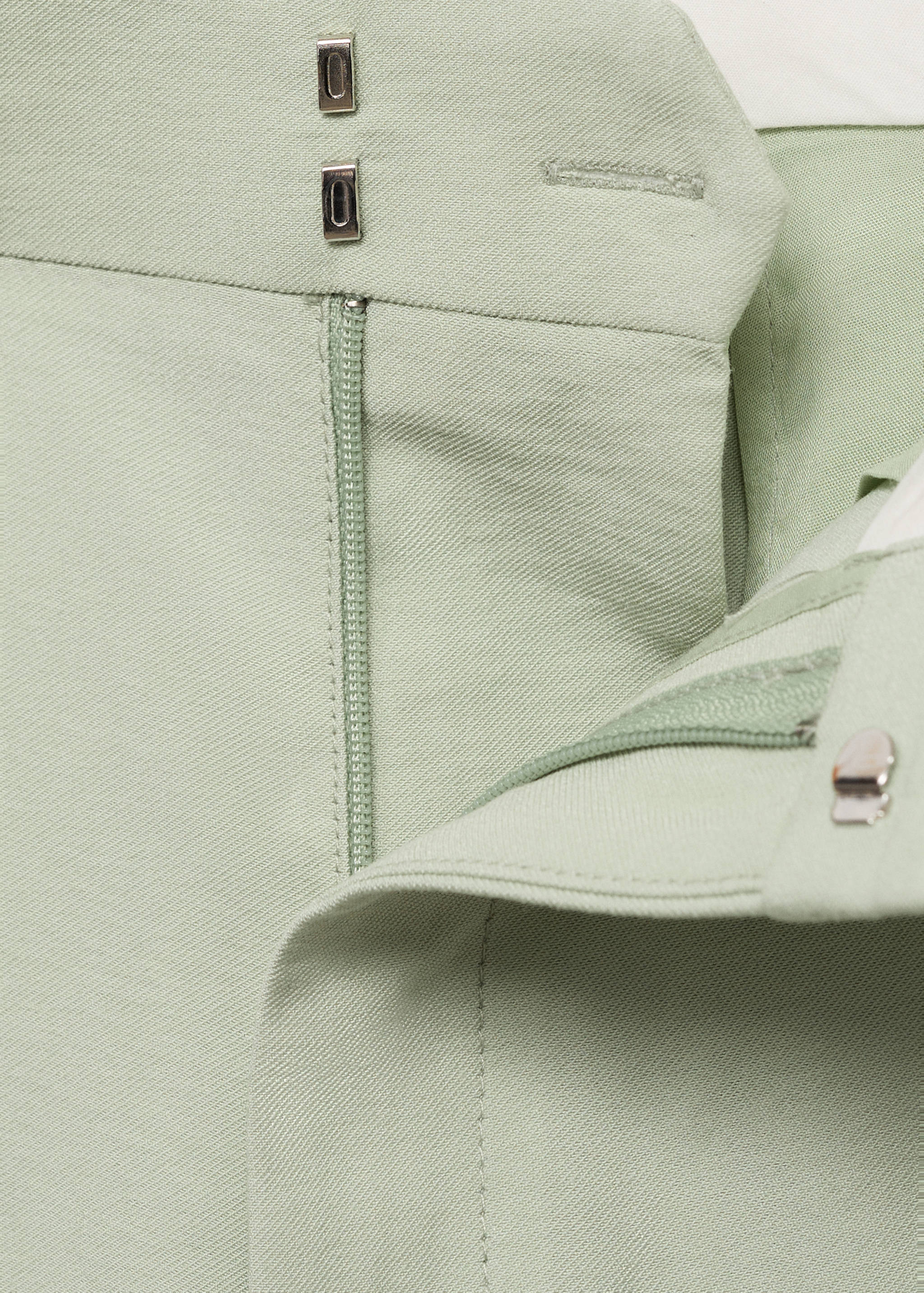 Straight-fit suit pants - Details of the article 8