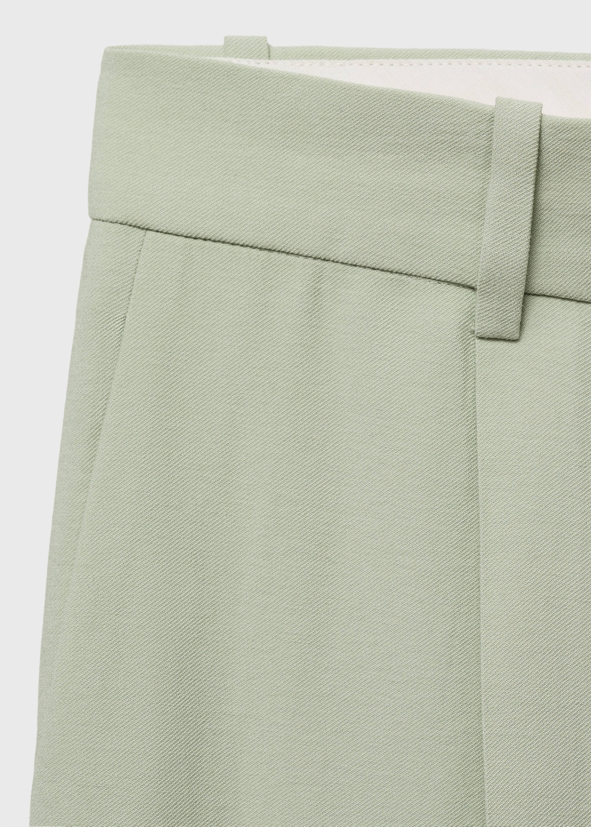 Straight-fit suit pants - Details of the article 0