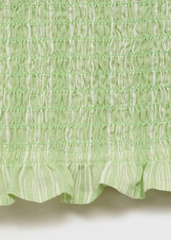 Strapless top — Lime 9