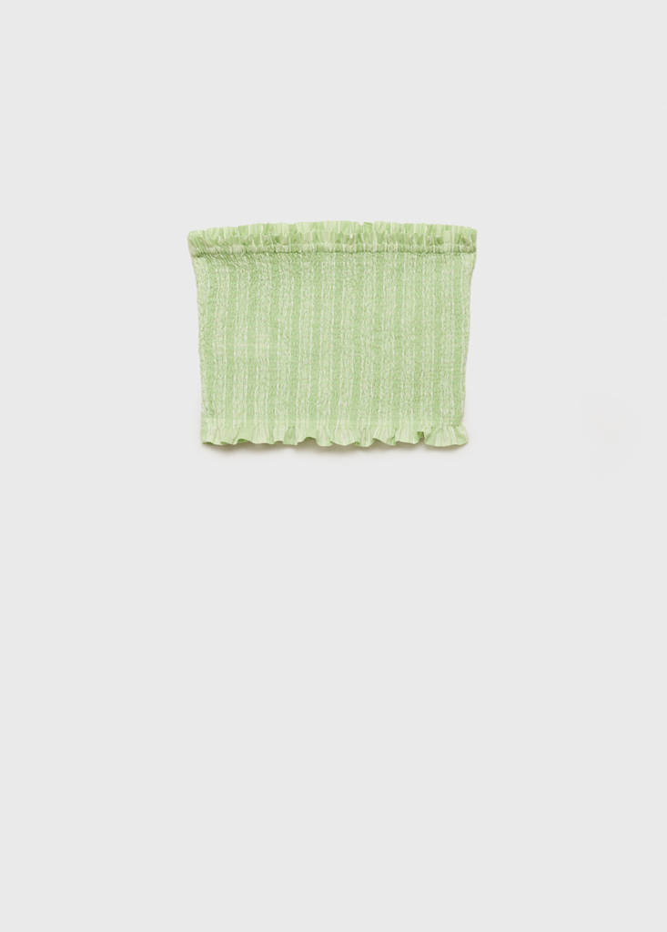 Strapless top — Lime