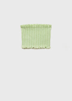 Strapless top — Lime 4