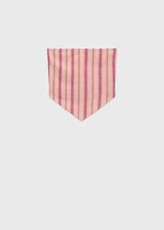 Striped linen top — Lime 4