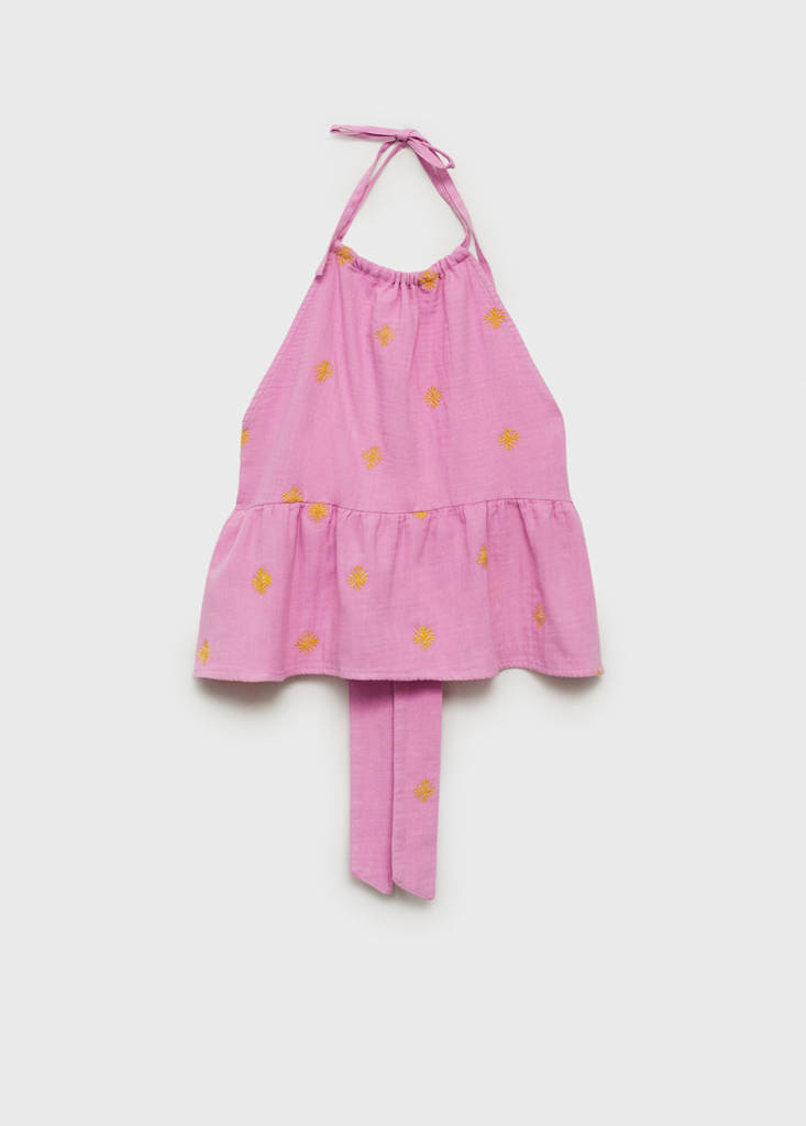 Halter top with open back — Pink