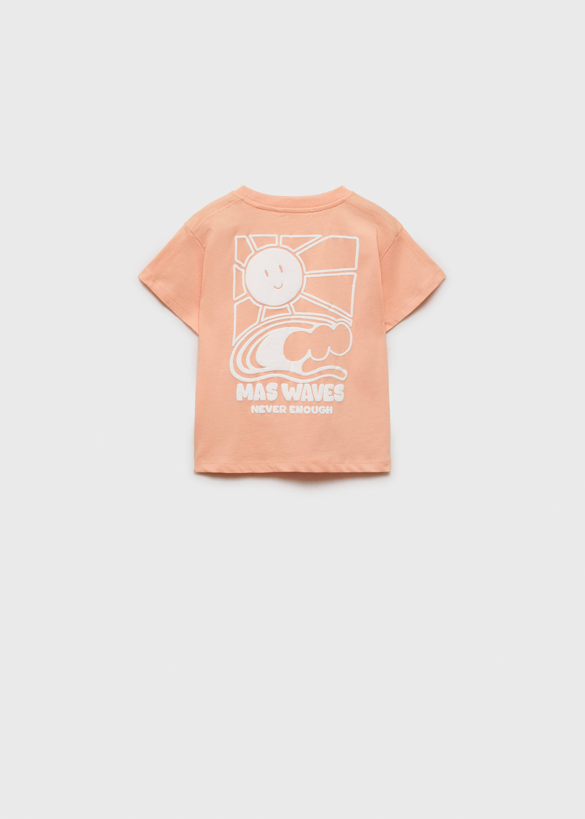Short-sleeved printed t-shirt - Reverse of the article