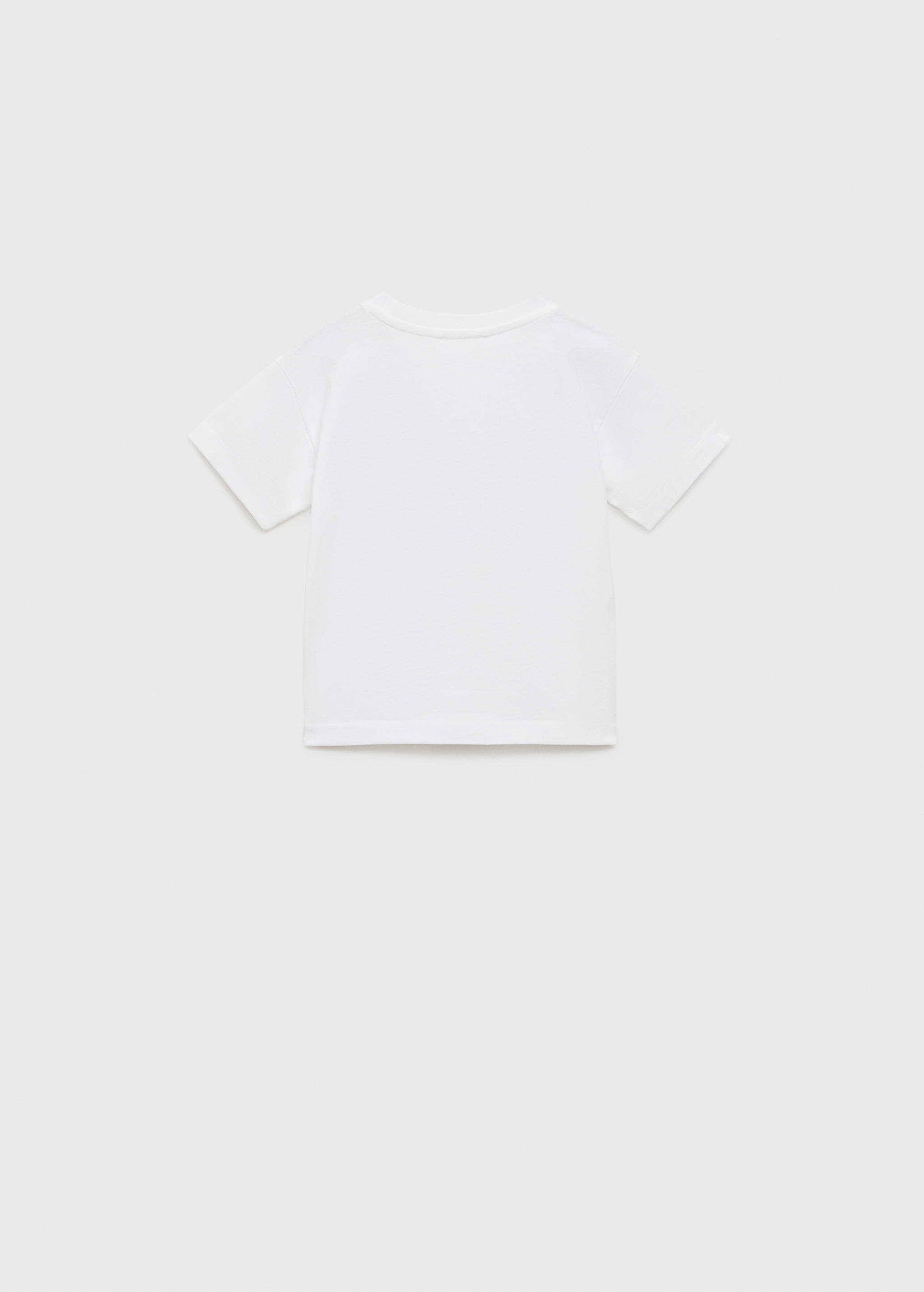 Printed cotton-blend t-shirt - Reverse of the article
