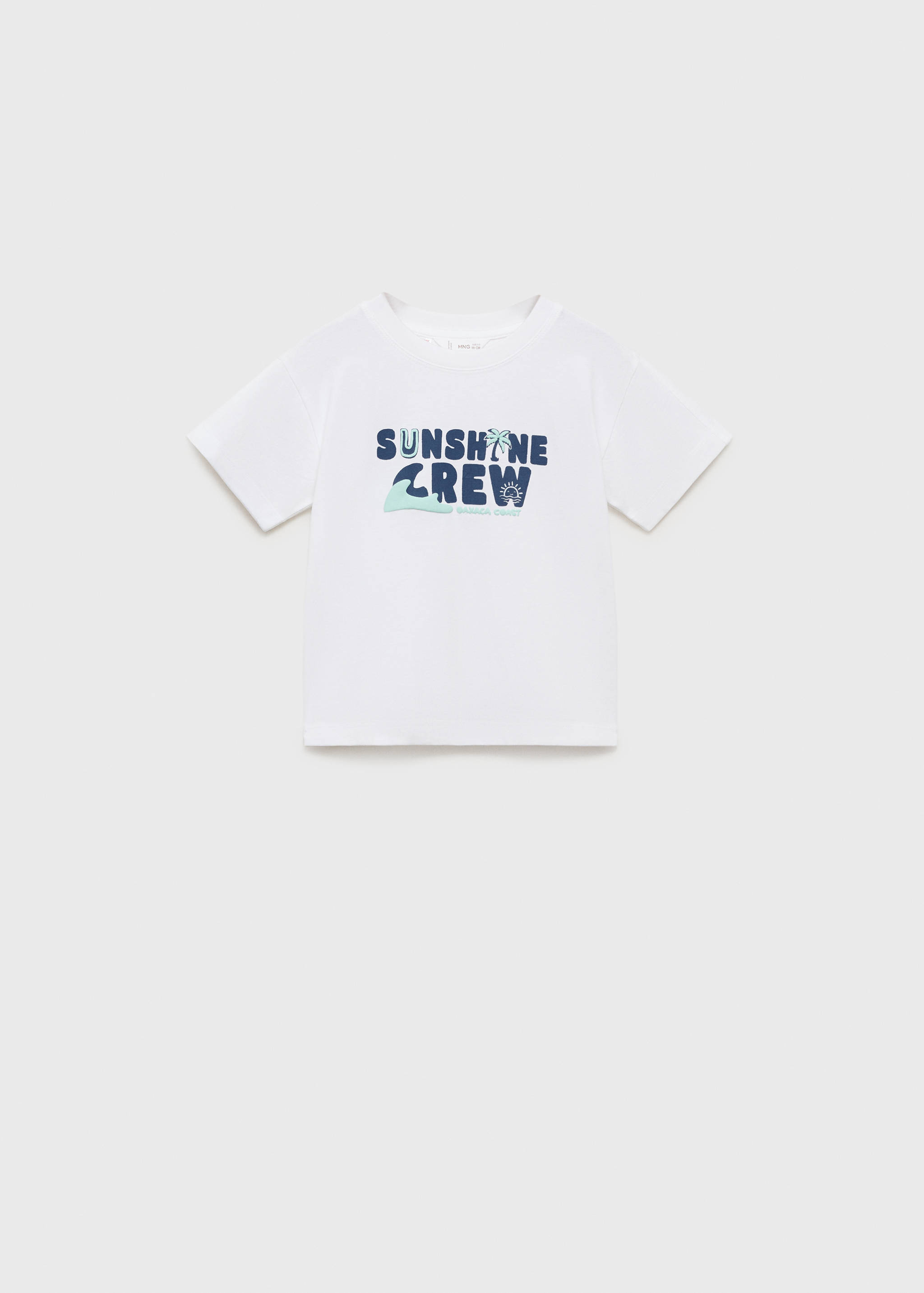Printed cotton-blend t-shirt - Article without model