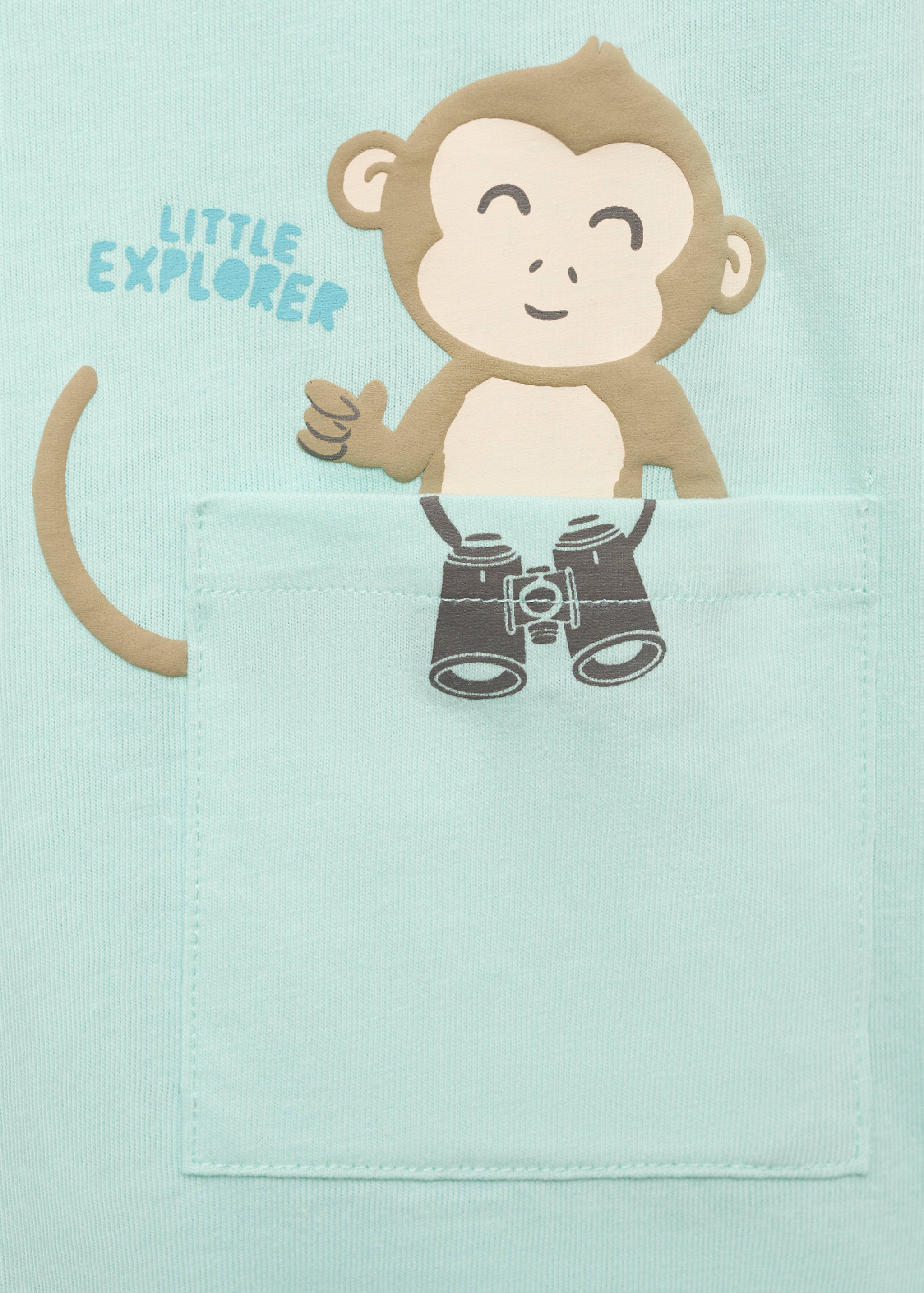Camiseta estampada bolsillo - Detalle del artículo 0