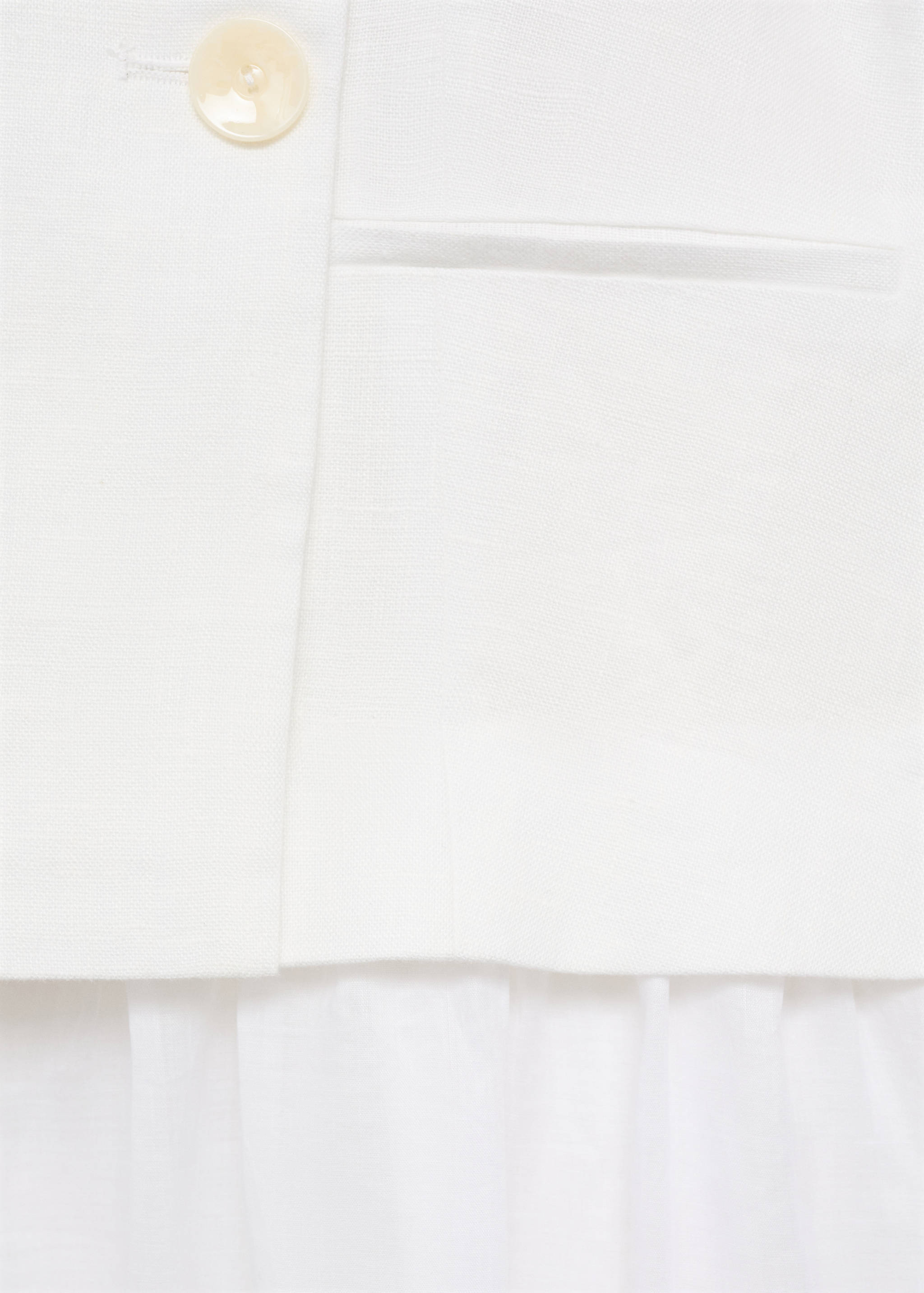 Robe ceinture en lin et ramie - Détail de l'article 0