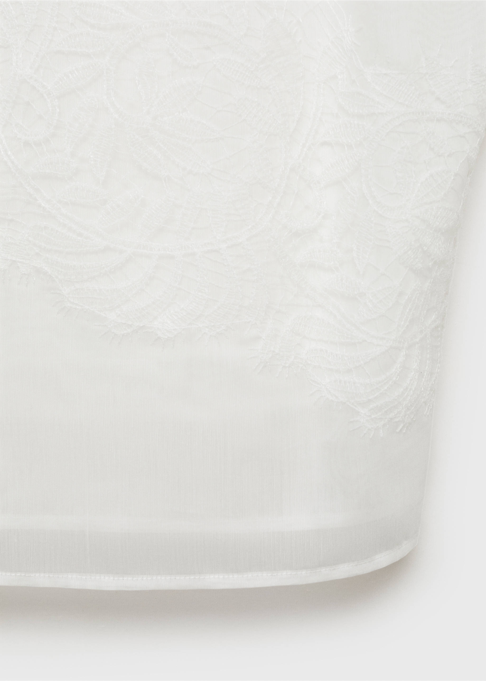 Lace strap top - Details of the article 0, Off White. Ref: 87018651-00.