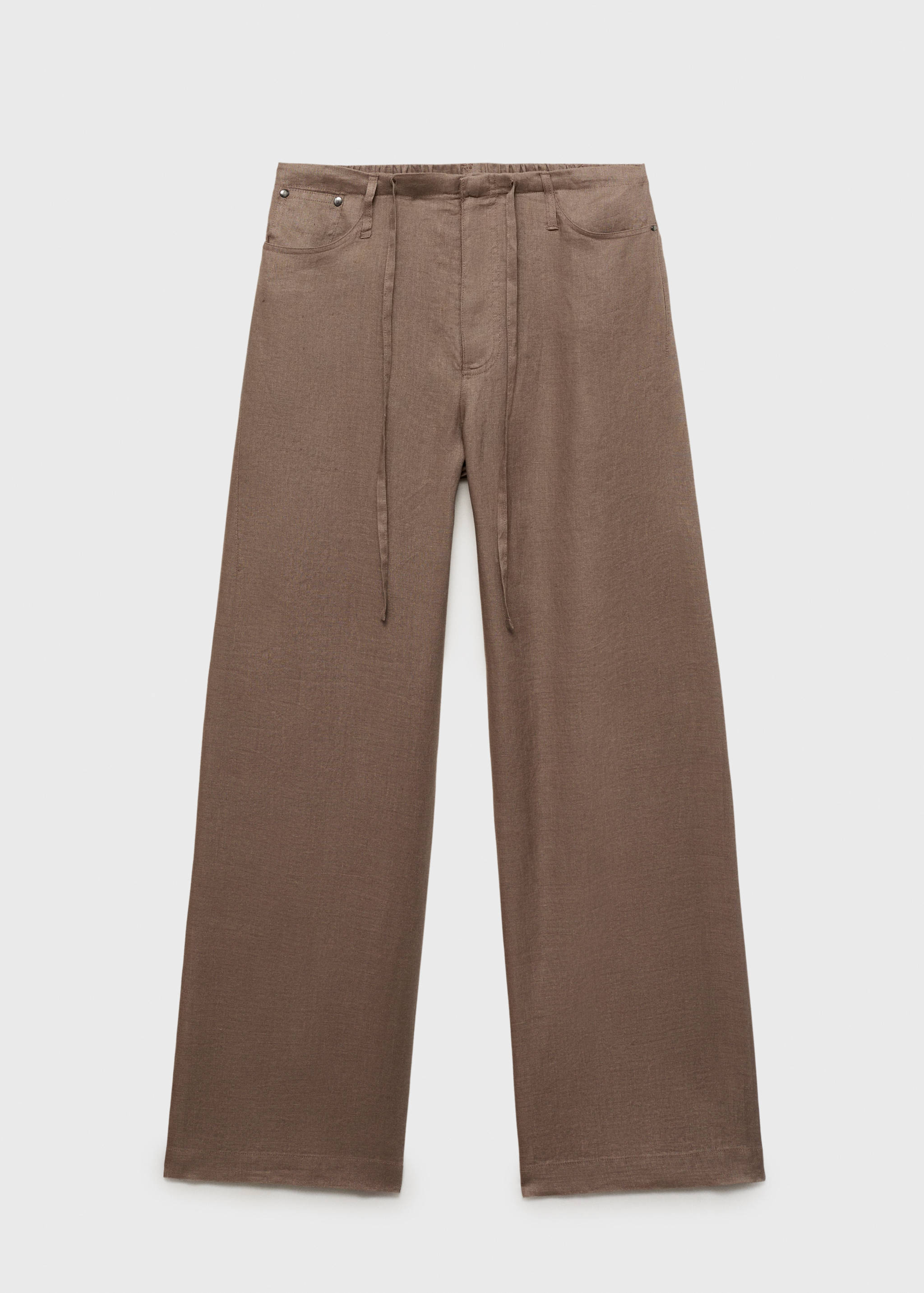 Wide leg linen trousers - Article without model