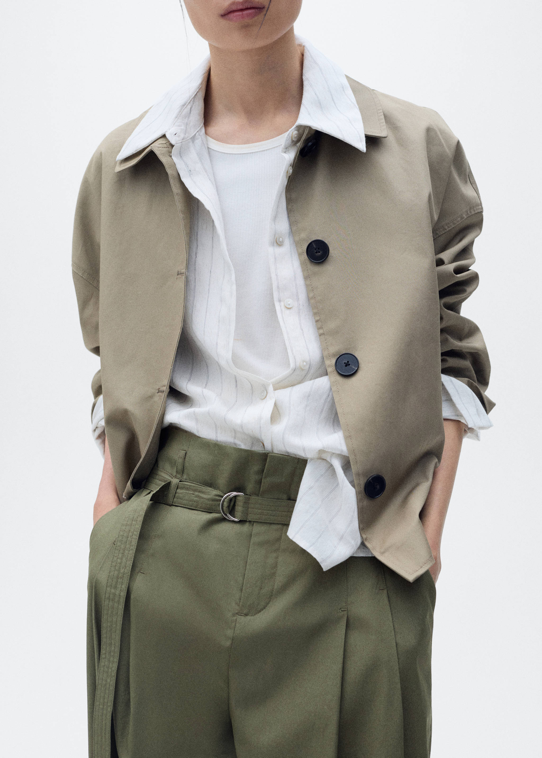 Wide leg trousers with belt - Details of the article 6